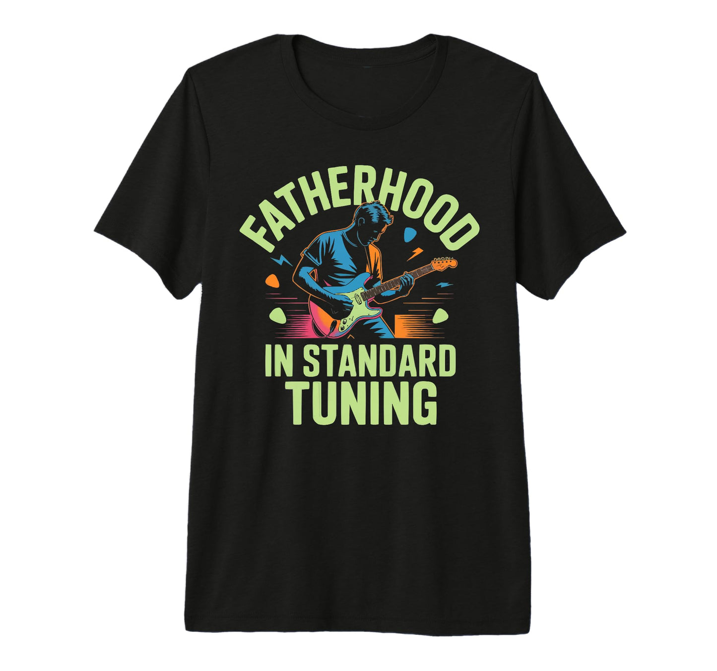 Guitarist Dad Guitar Player Daddy T-Shirt - Custom Art Print Unisex - T-Shirt, Sweatshirt, Hoodie