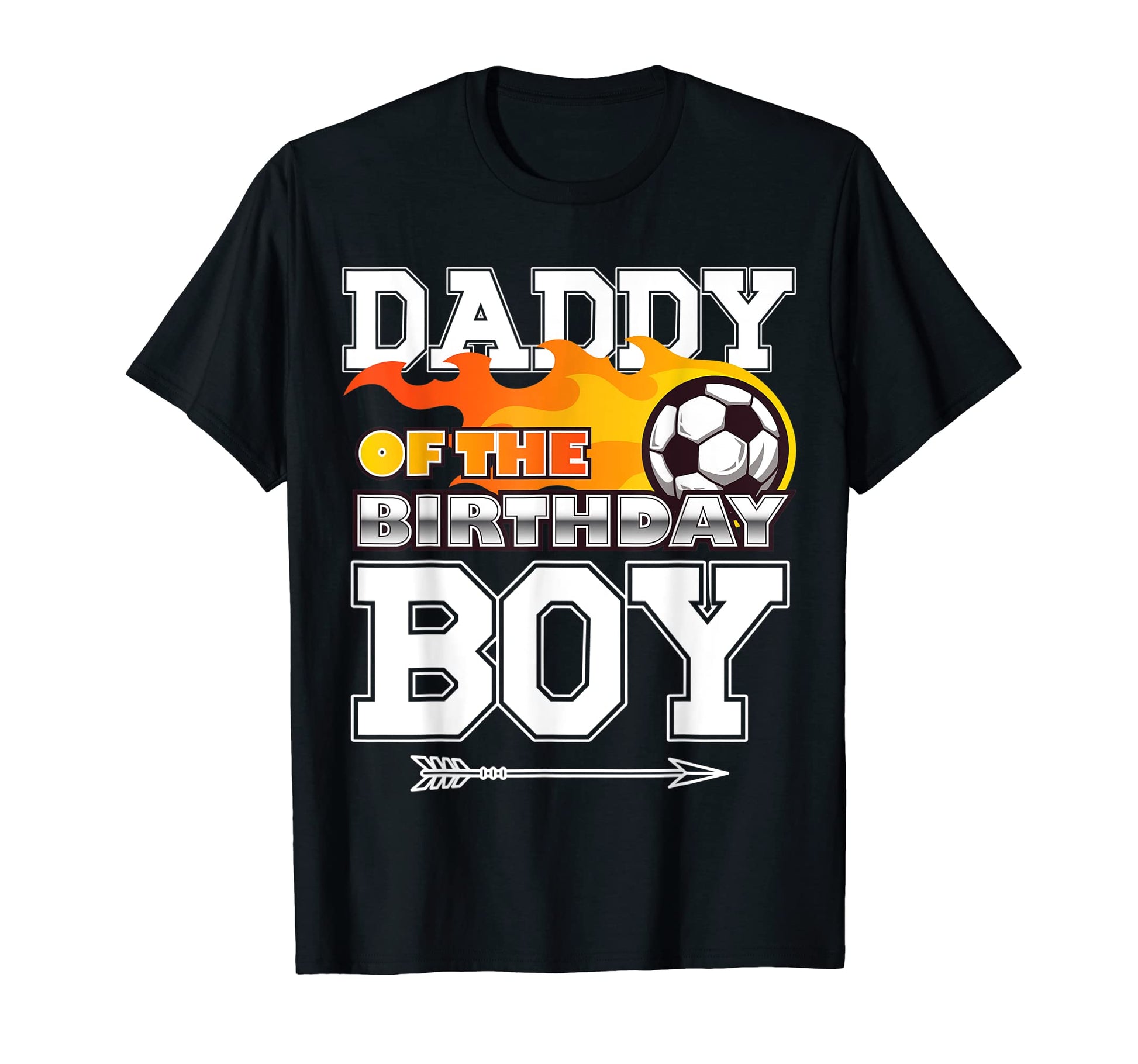 Daddy Birthday Soccer Sport Matching T-Shirt - Graphic Print for Adults - T-Shirt, Sweatshirt, Hoodie