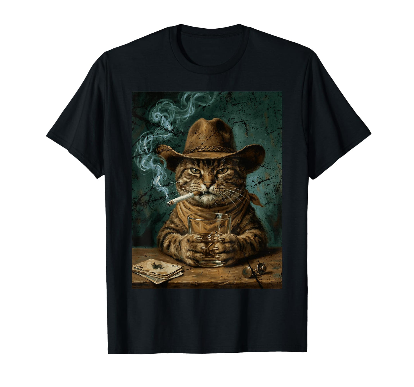 Funny Smoking Cat Cigarette Meme Cat Lover T-Shirt - Trendy Graphic Unisex - T-Shirt, Sweatshirt, Hoodie