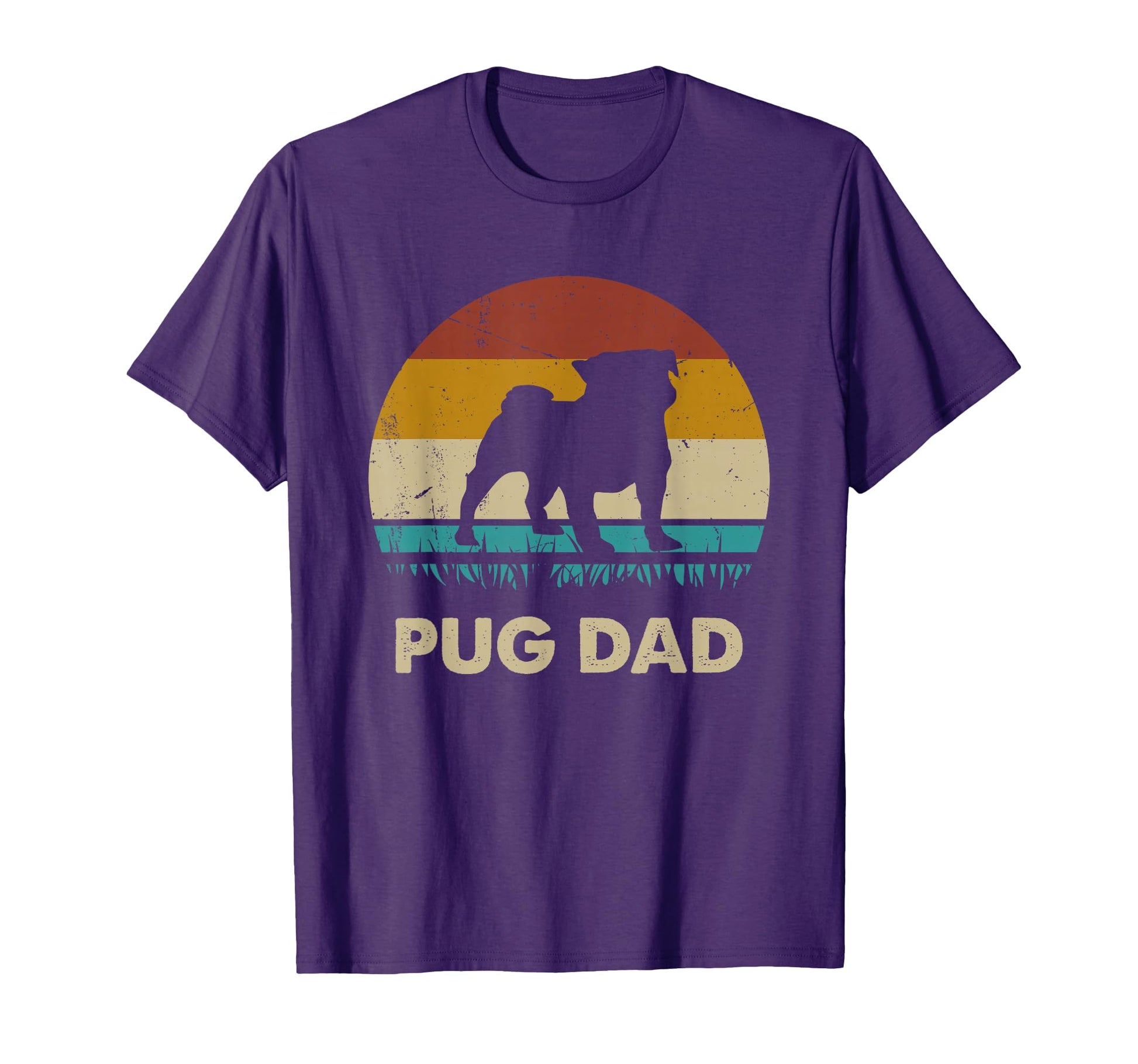 Pug Dad Pug Dog Lovers Gift Dad T-Shirt - Aesthetic Graphic for Adults - T-Shirt, Sweatshirt, Hoodie