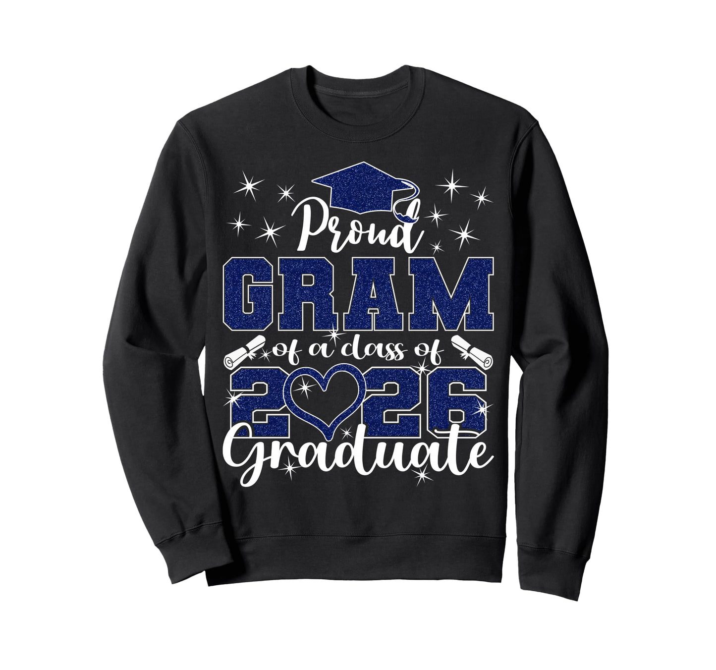 Super Proud Gram 2026 Graduate Sweatshirt - Aesthetic Graphic Men Women - T-Shirt, Sweatshirt, Hoodie