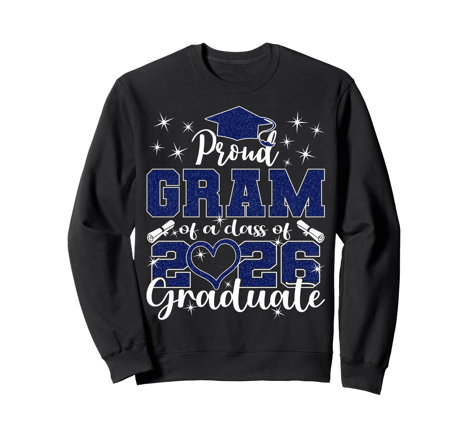 Super Proud Gram 2026 Graduate Sweatshirt - Aesthetic Graphic Men Women - T-Shirt, Sweatshirt, Hoodie