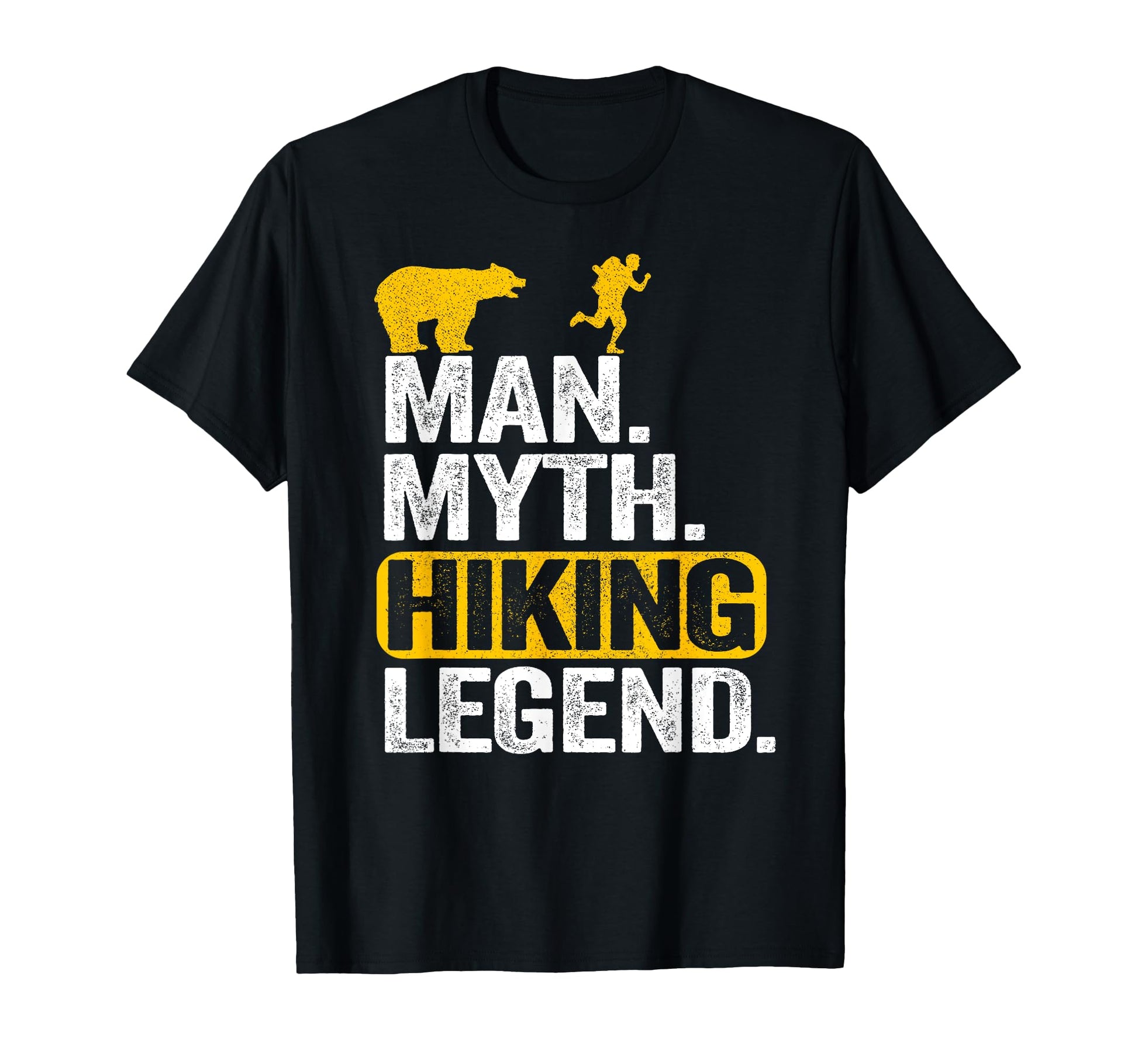 Myth Hiking Legend Hiker Grandpa T-Shirt - Casual Everyday Wear Unisex - T-Shirt, Sweatshirt, Hoodie