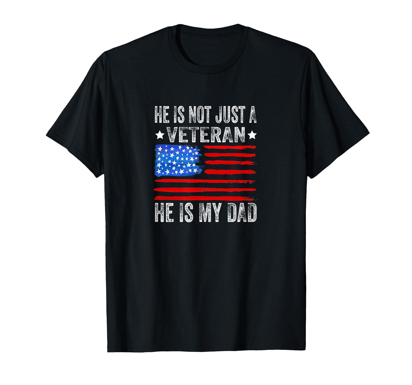 Veterans Day He Is Not Just Veteran He T-Shirt - Graphic Print Men Women - T-Shirt, Sweatshirt, Hoodie