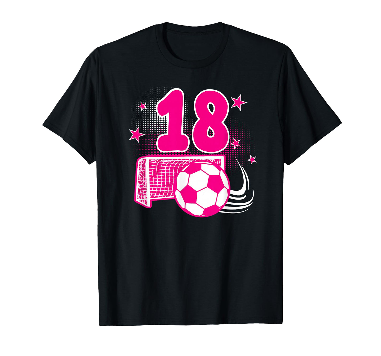 18 Years Old Birthday 18Th Soccer Themed T-Shirt - Streetwear Style Unisex - T-Shirt, Sweatshirt, Hoodie