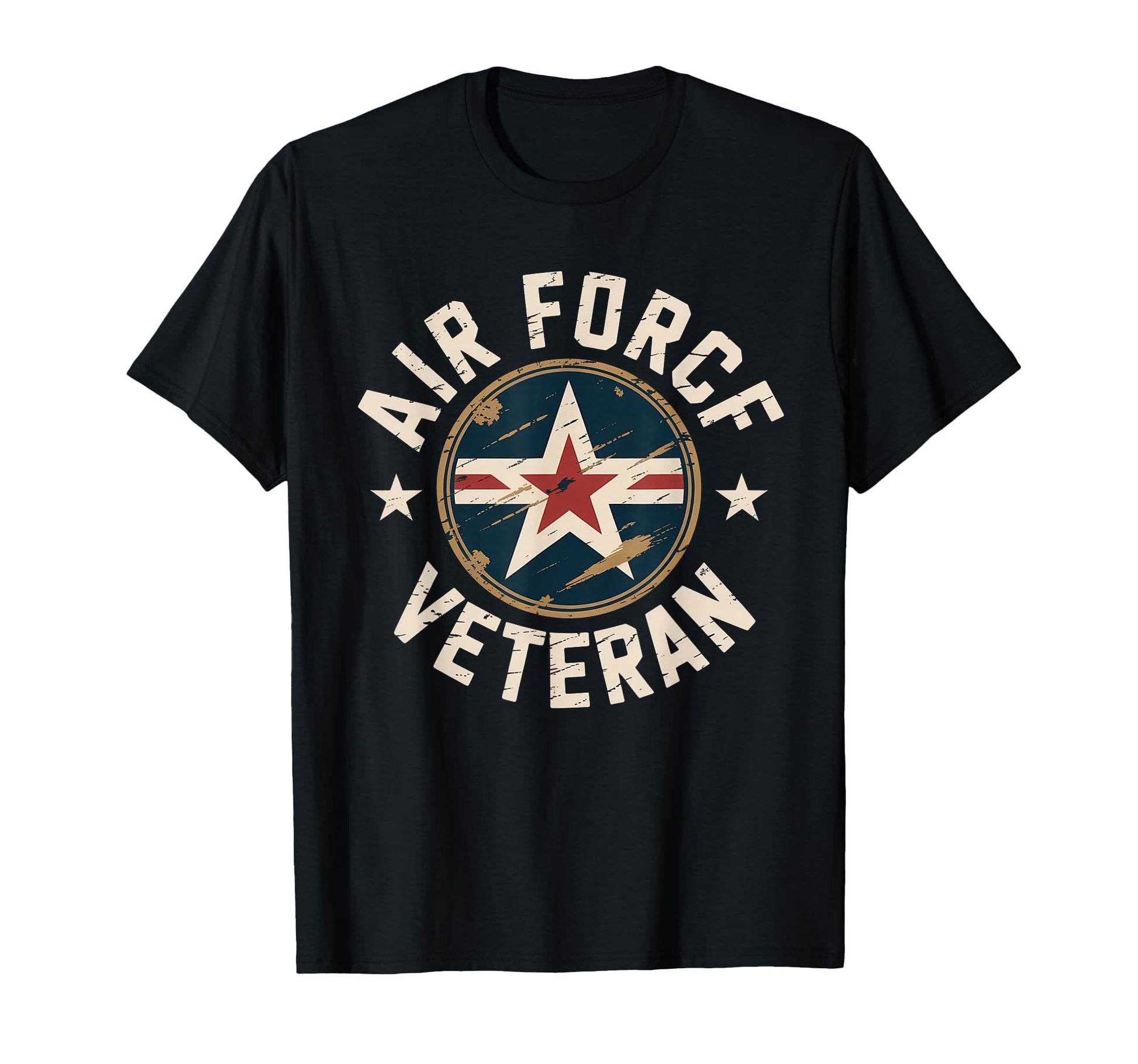Air Force Veteran Us American Flag T-Shirt - Custom Art Print Men Women - T-Shirt, Sweatshirt, Hoodie