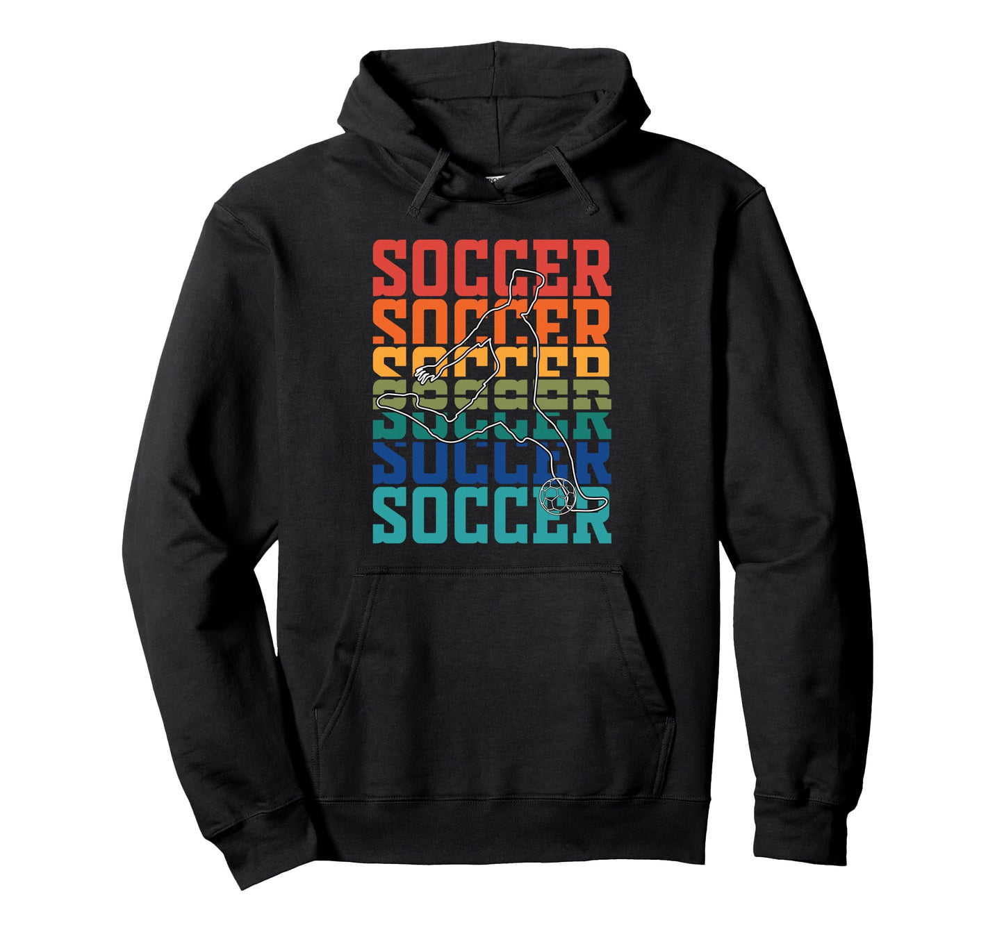 Soccer Soccer Players Gift Hoodie - Minimalist Print for Adults - T-Shirt, Sweatshirt, Hoodie