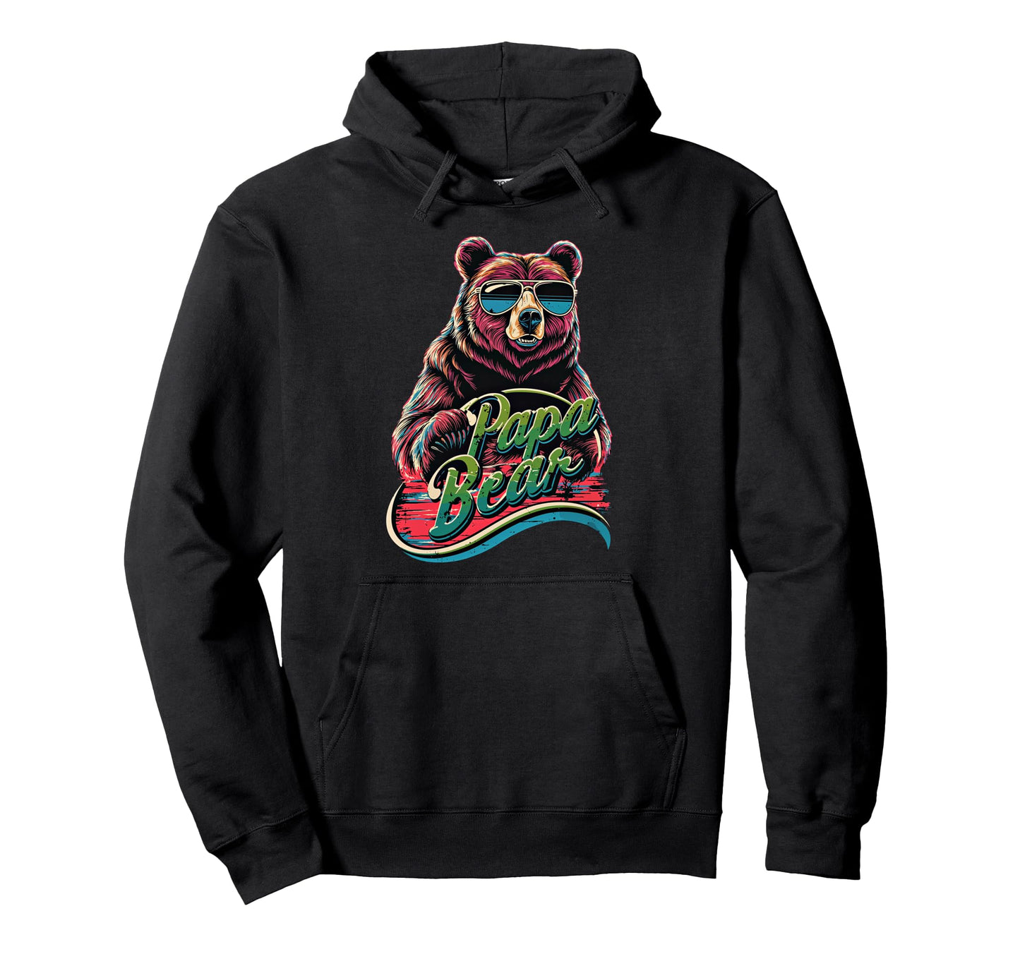 Papa Bear Husband Father Family Fathers Day Hoodie - Novelty Apparel Unisex - T-Shirt, Sweatshirt, Hoodie