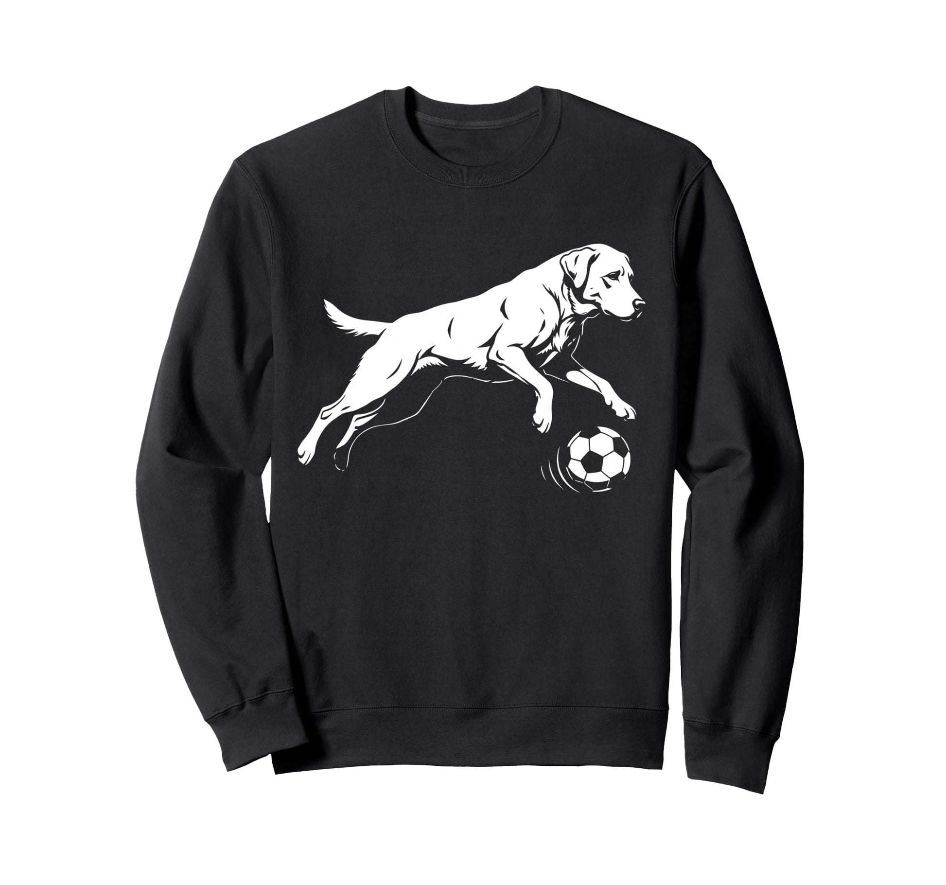 Soccer Labrador Retriever Funny Sweatshirt - Minimalist Print Men Women - T-Shirt, Sweatshirt, Hoodie