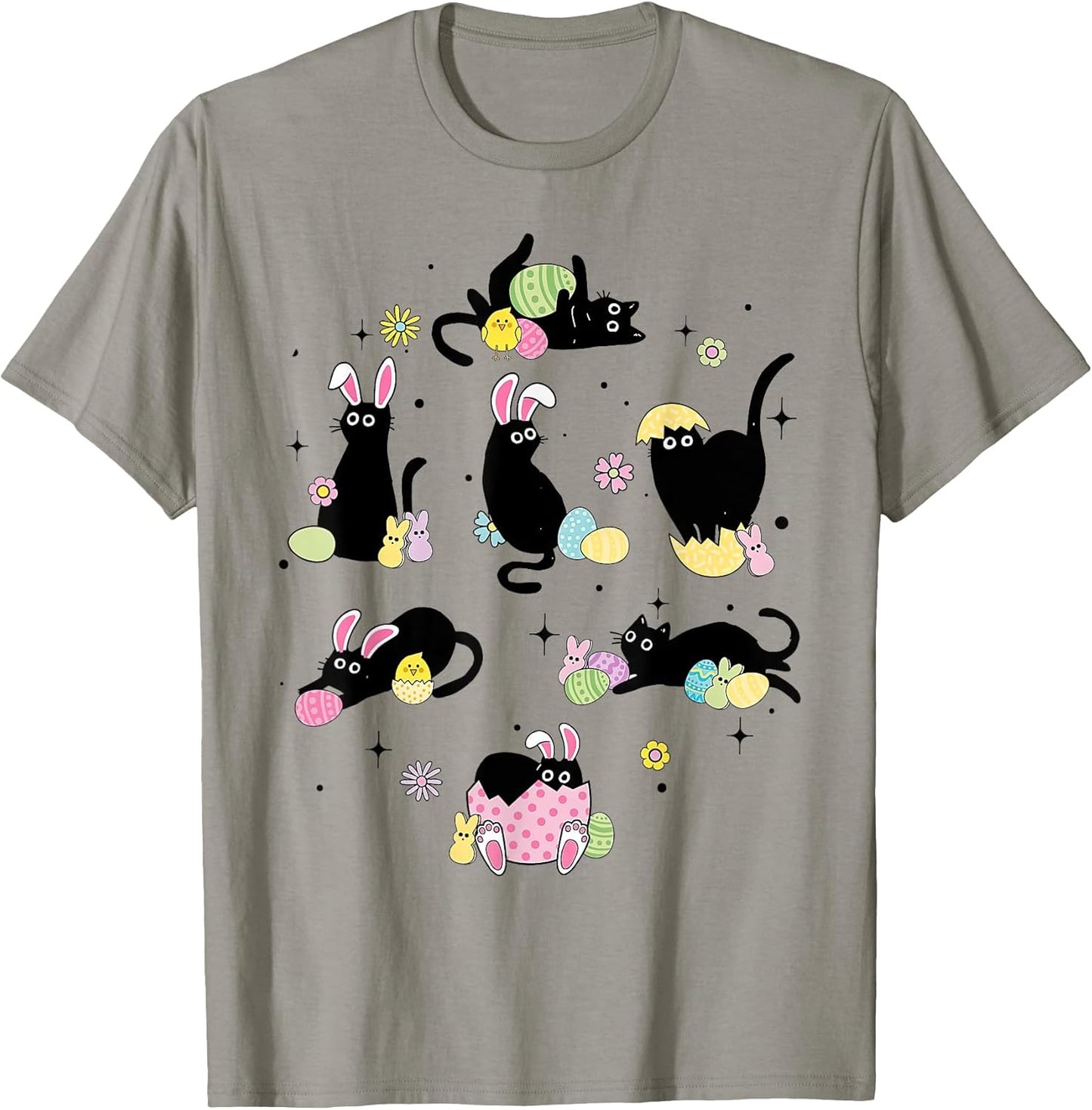 Funny Black Cat Lover Easter Day Store Gifts Unisex T-shirt, Sweatshirt, Hoodie, Long Sleeve Tee - T-Shirt, Sweatshirt, Hoodie