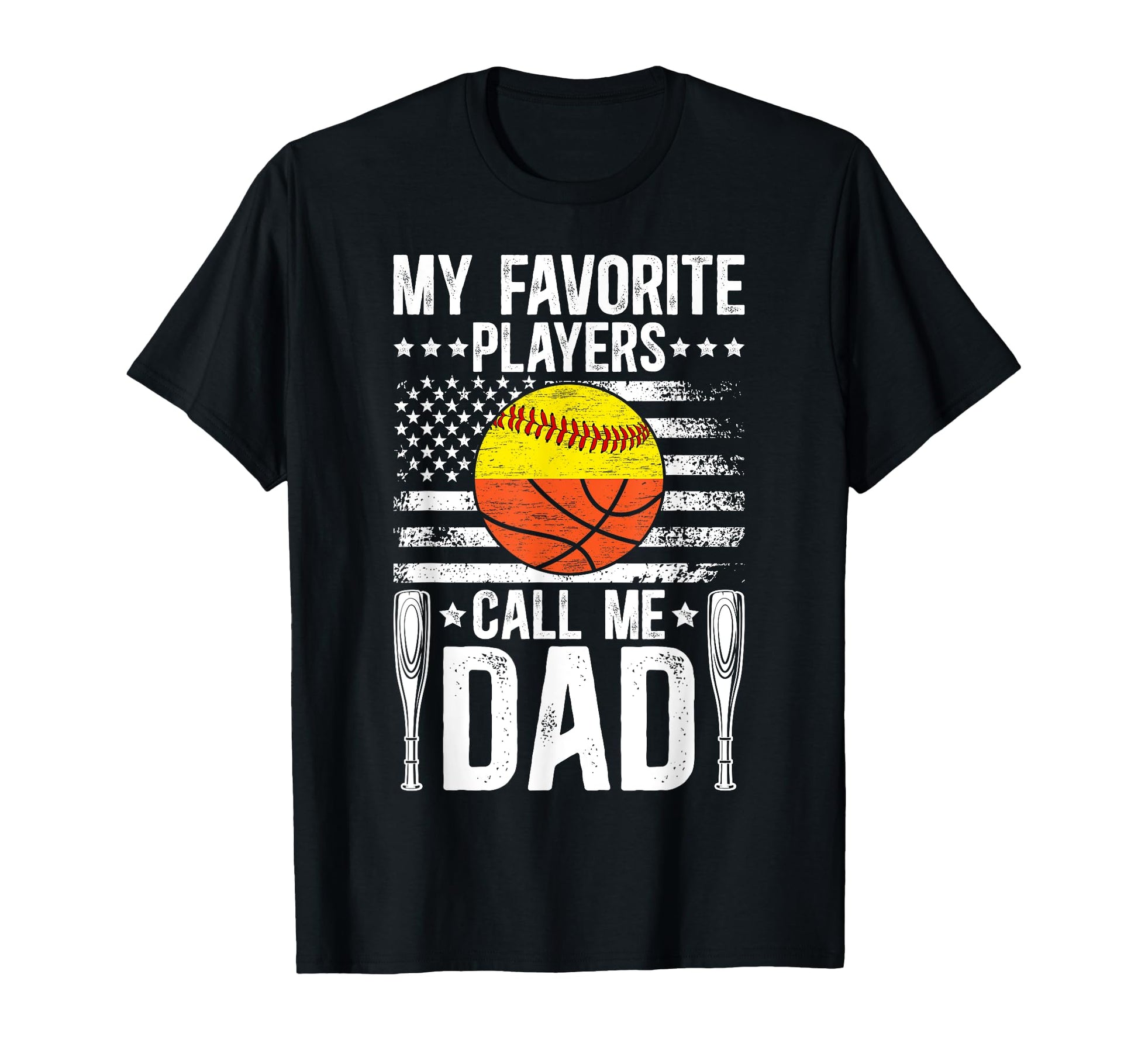 My Favorite Players Call Me Dad T-Shirt - Trendy Graphic for Adults - T-Shirt, Sweatshirt, Hoodie