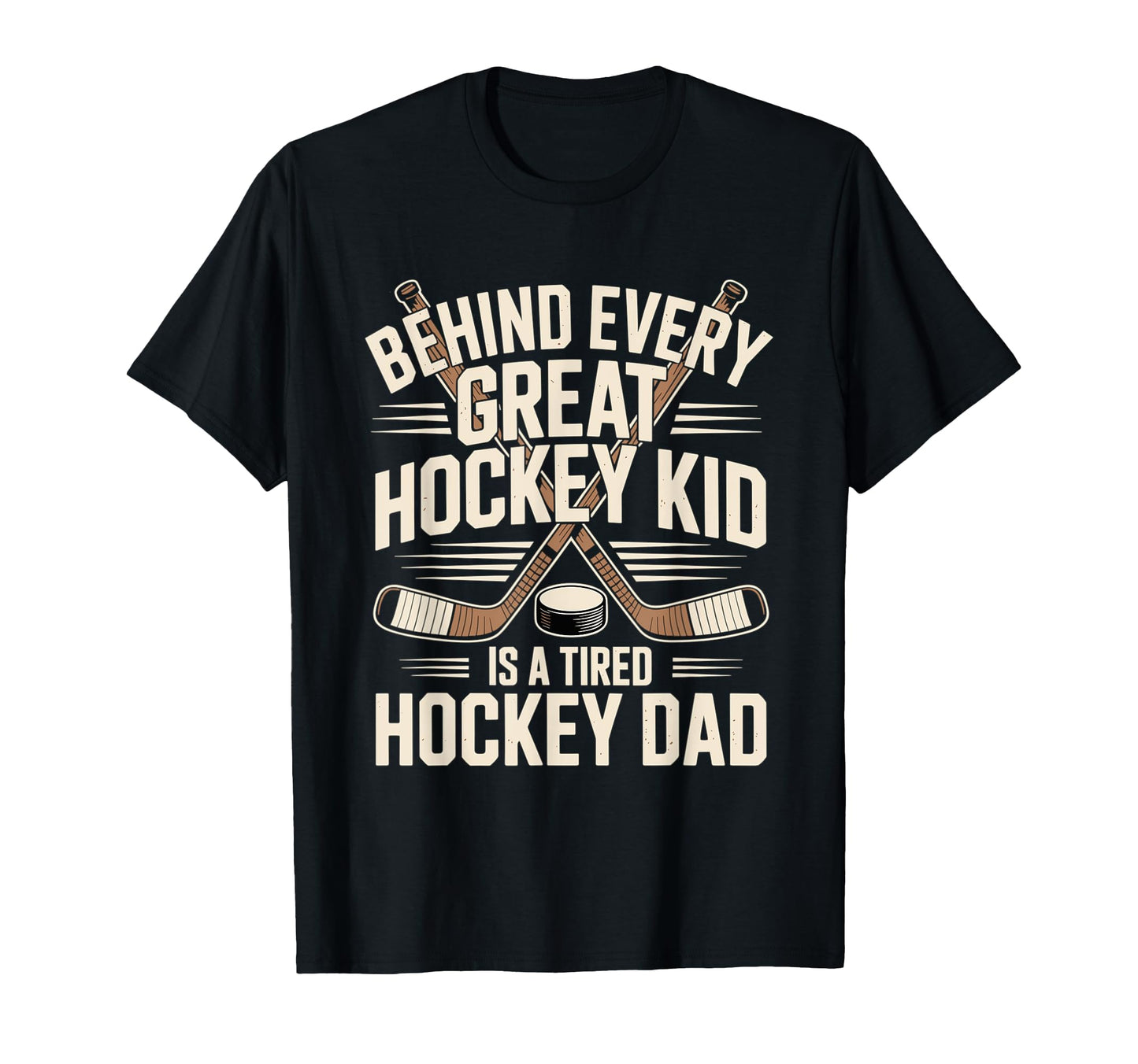 Winter Sports Hockey Coach Fathers Day T-Shirt - Minimalist Print Unisex - T-Shirt, Sweatshirt, Hoodie