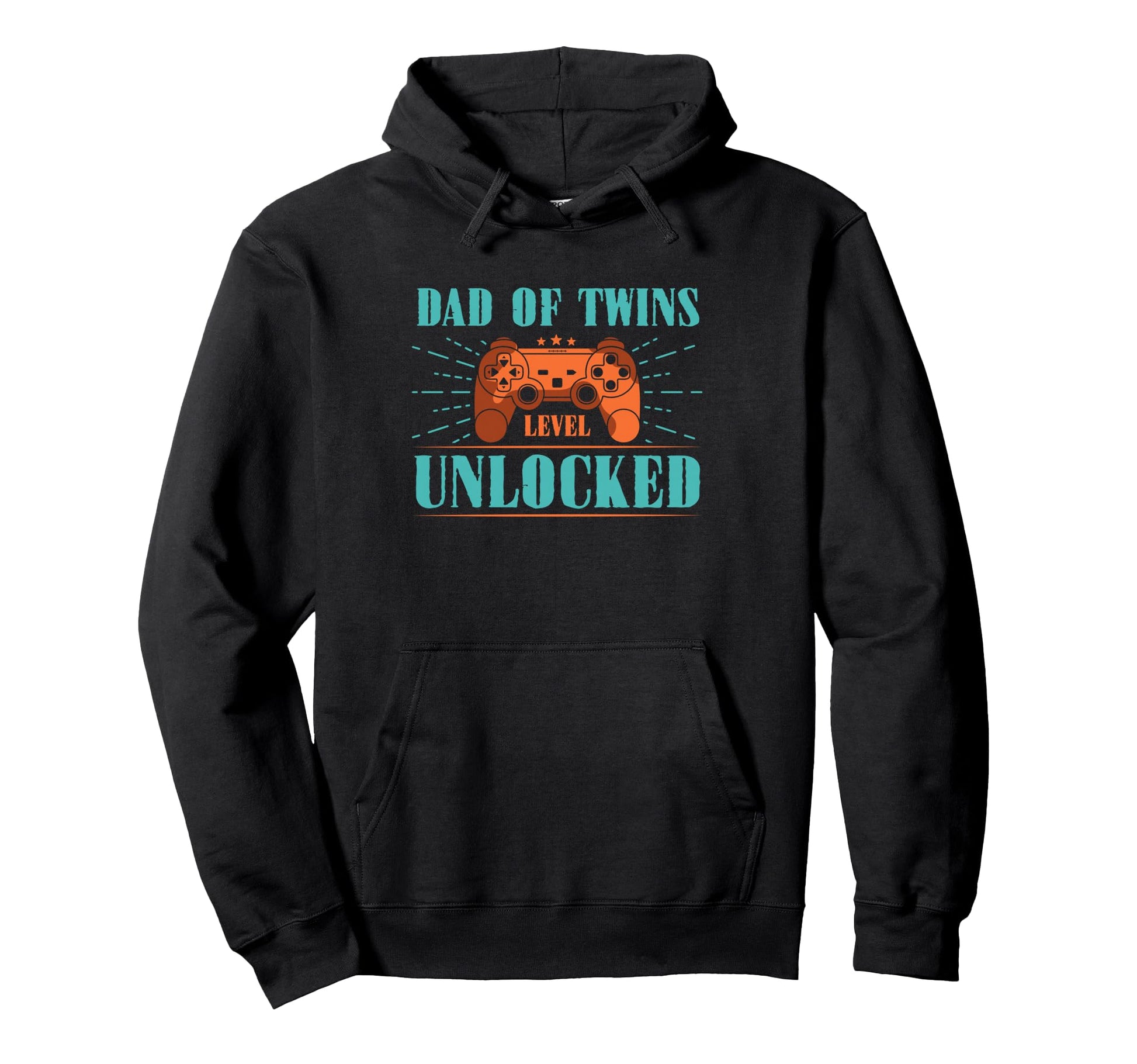 Funny Dad Twins Level Unlocked Twins Hoodie - Unique Graphic Men Women - T-Shirt, Sweatshirt, Hoodie