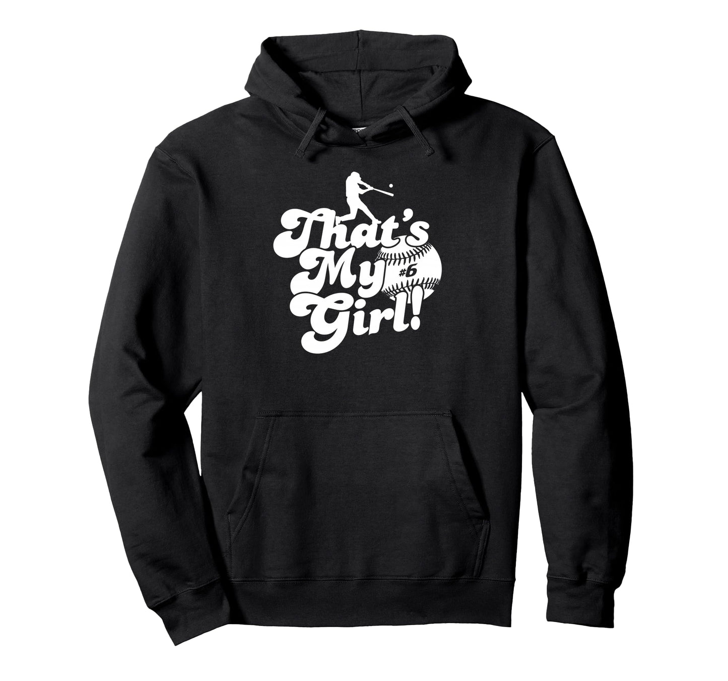 Thats My Fastpitch Softball Mom Hoodie - Casual Everyday Wear Men Women - T-Shirt, Sweatshirt, Hoodie