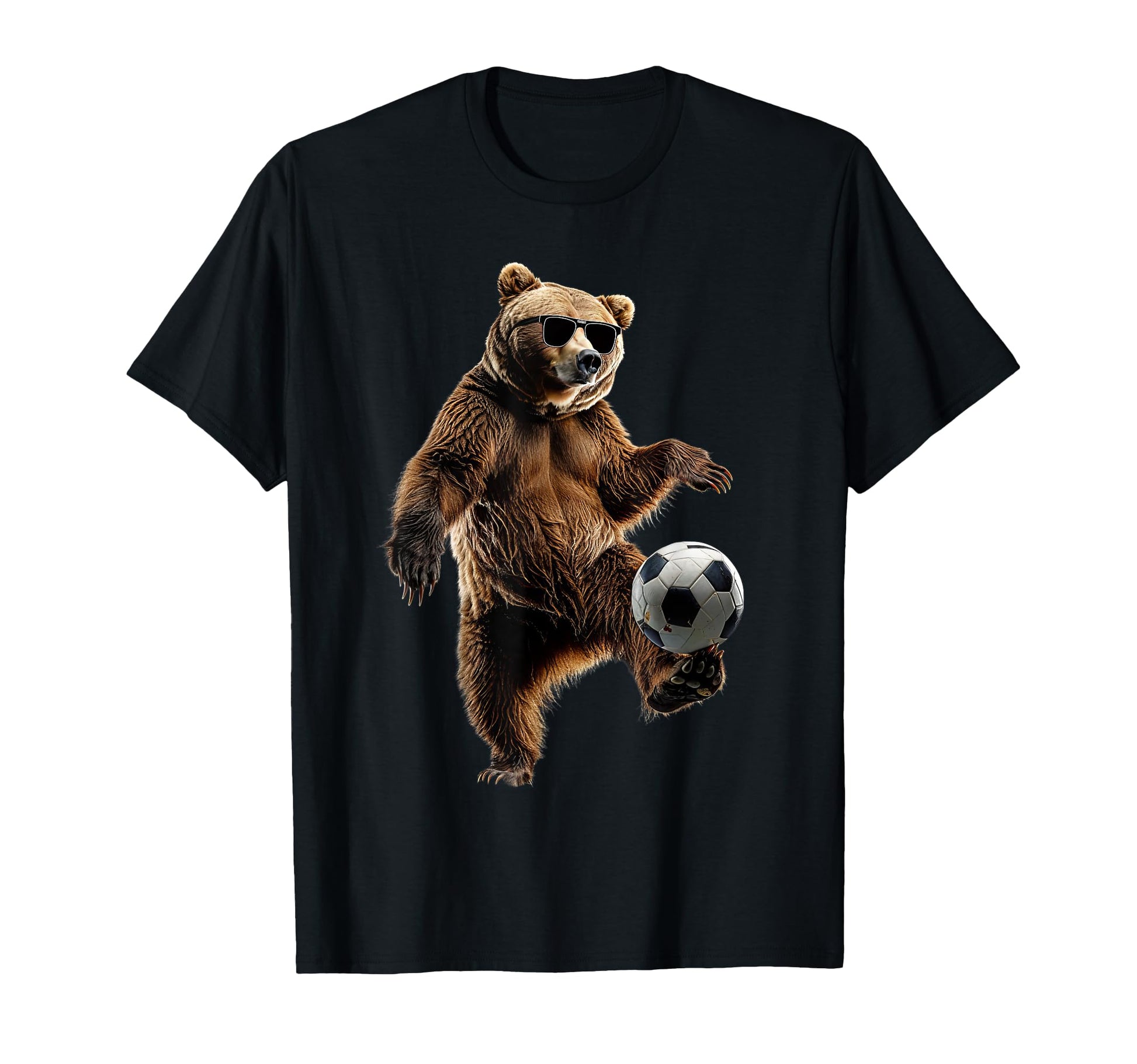 Animal Soccer Hoodie - Custom Art Print for Adults - T-Shirt, Sweatshirt, Hoodie
