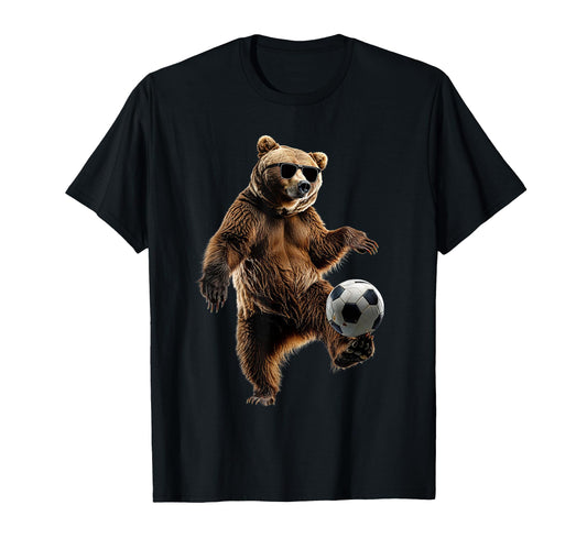 Animal Soccer Hoodie - Custom Art Print for Adults - T-Shirt, Sweatshirt, Hoodie