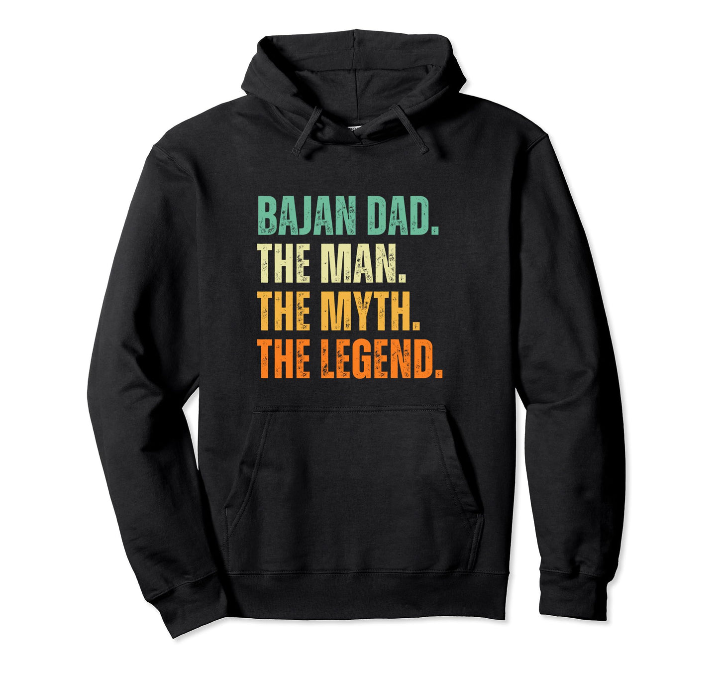 Bajan Dad Barbados Myth Legend Hoodie - Graphic Print for Adults - T-Shirt, Sweatshirt, Hoodie
