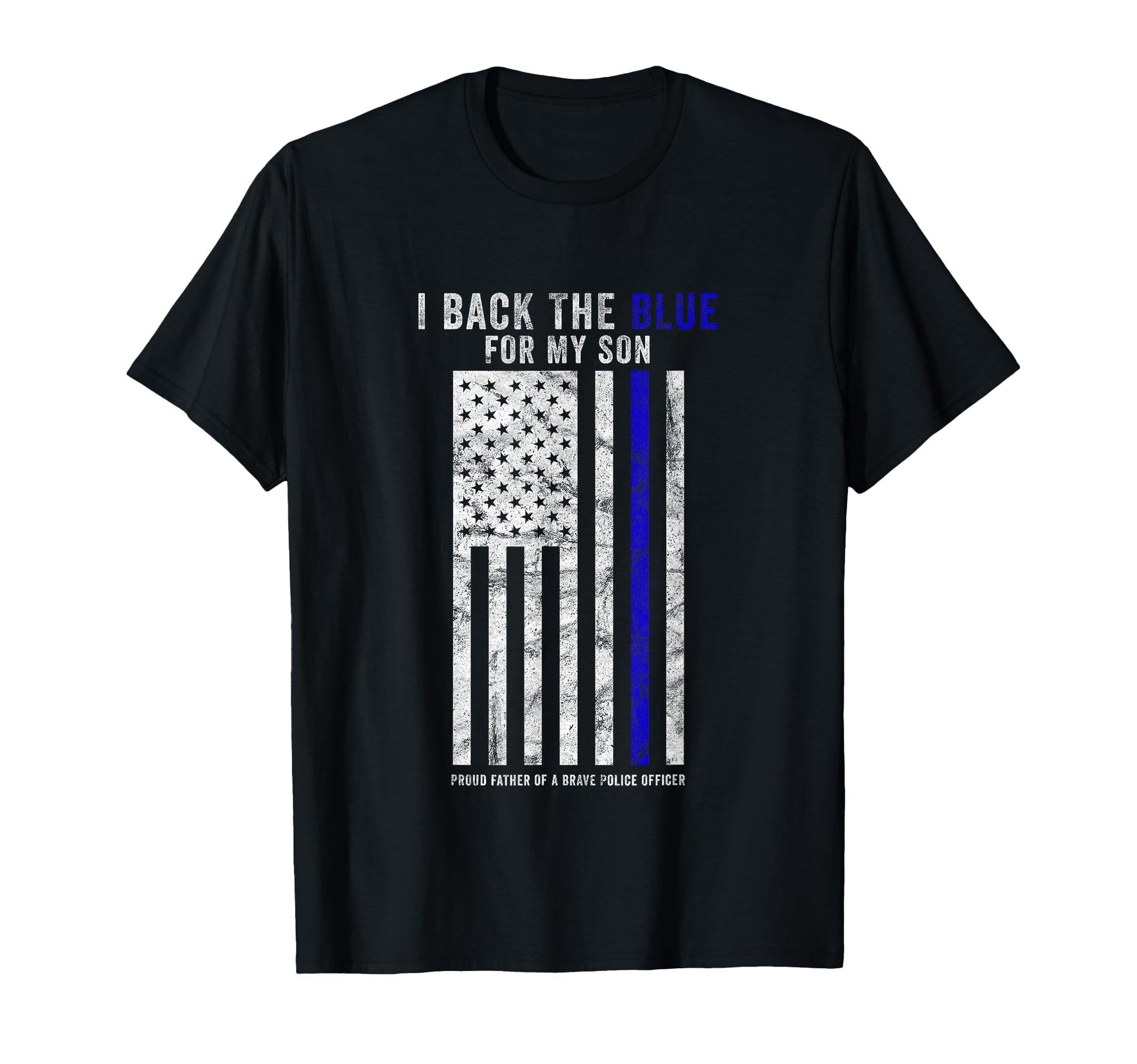I Got Your Back Police Dad And Son T-Shirt - Minimalist Print Unisex - T-Shirt, Sweatshirt, Hoodie