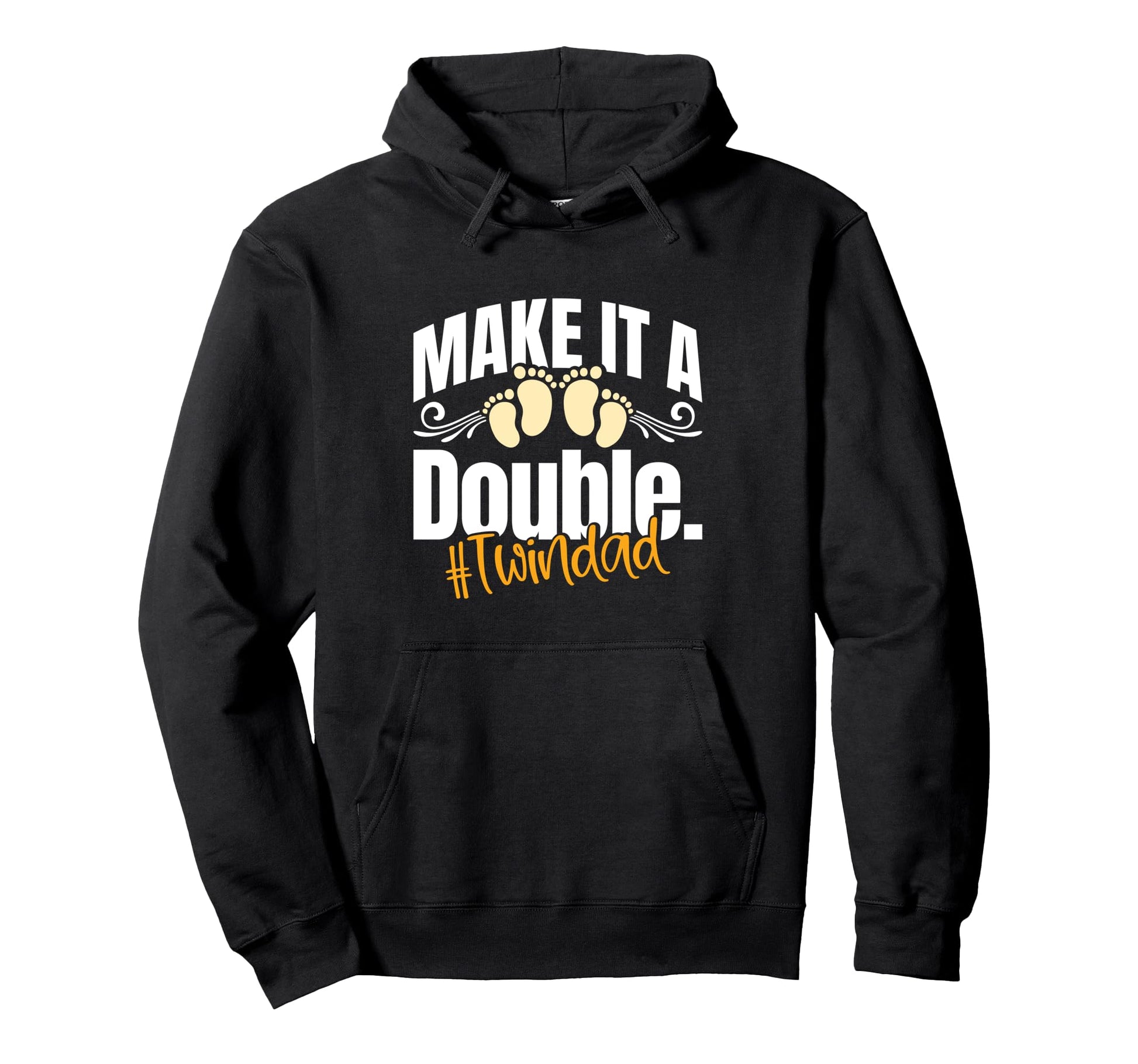 Twin Dads Make It Double Twin Dad Hoodie - Aesthetic Graphic for Adults - T-Shirt, Sweatshirt, Hoodie