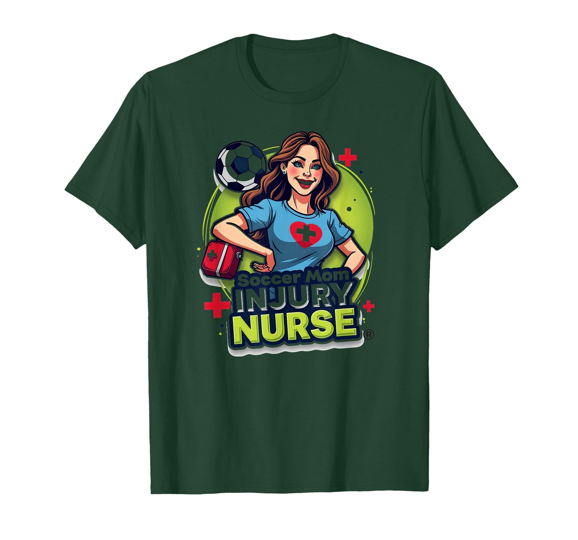 Soccer Mom Injury Nurse T-Shirt - Custom Art Print for Adults - T-Shirt, Sweatshirt, Hoodie