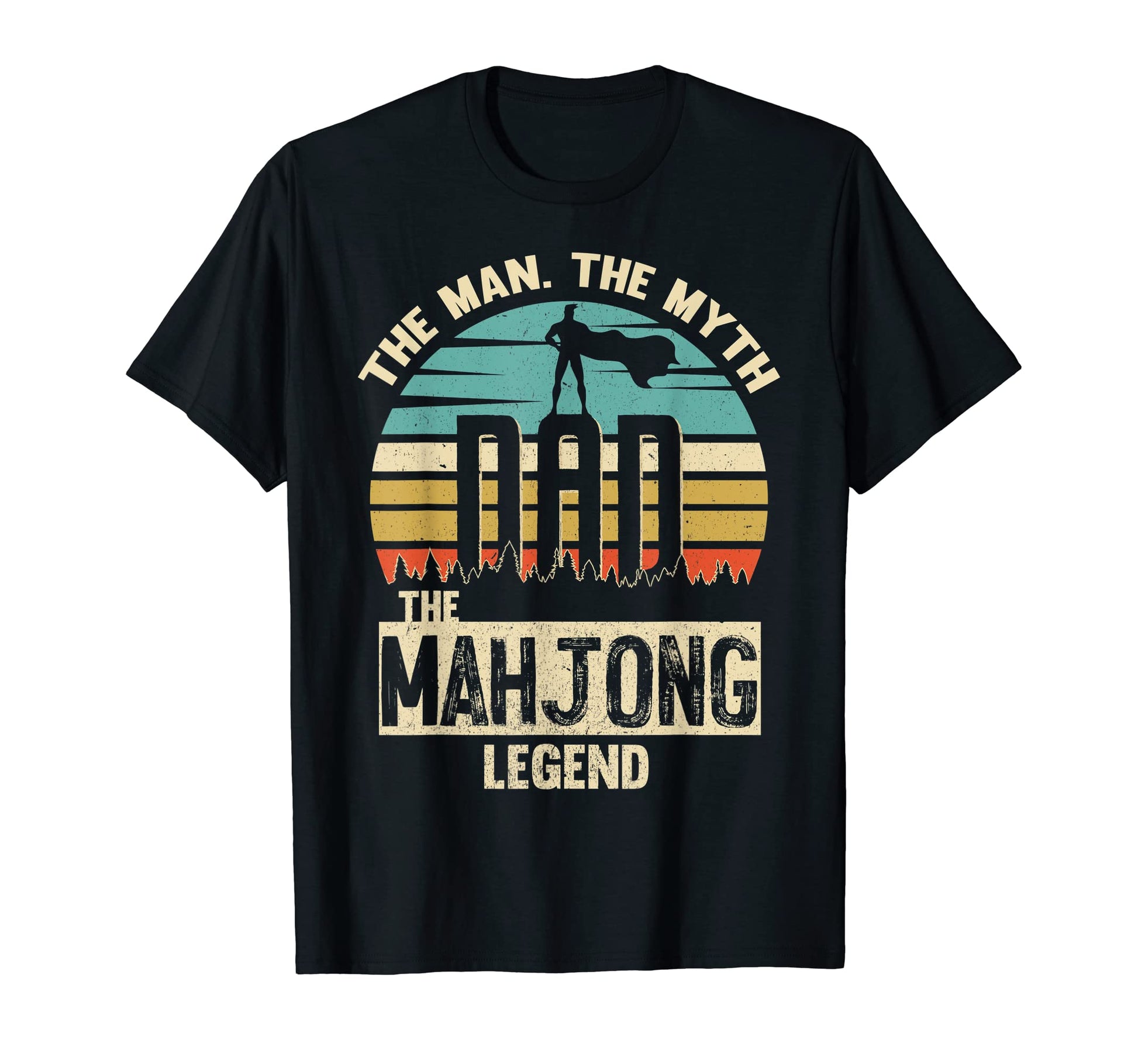 Myth Legend Dad Mahjong T-Shirt - Custom Art Print Men Women - T-Shirt, Sweatshirt, Hoodie