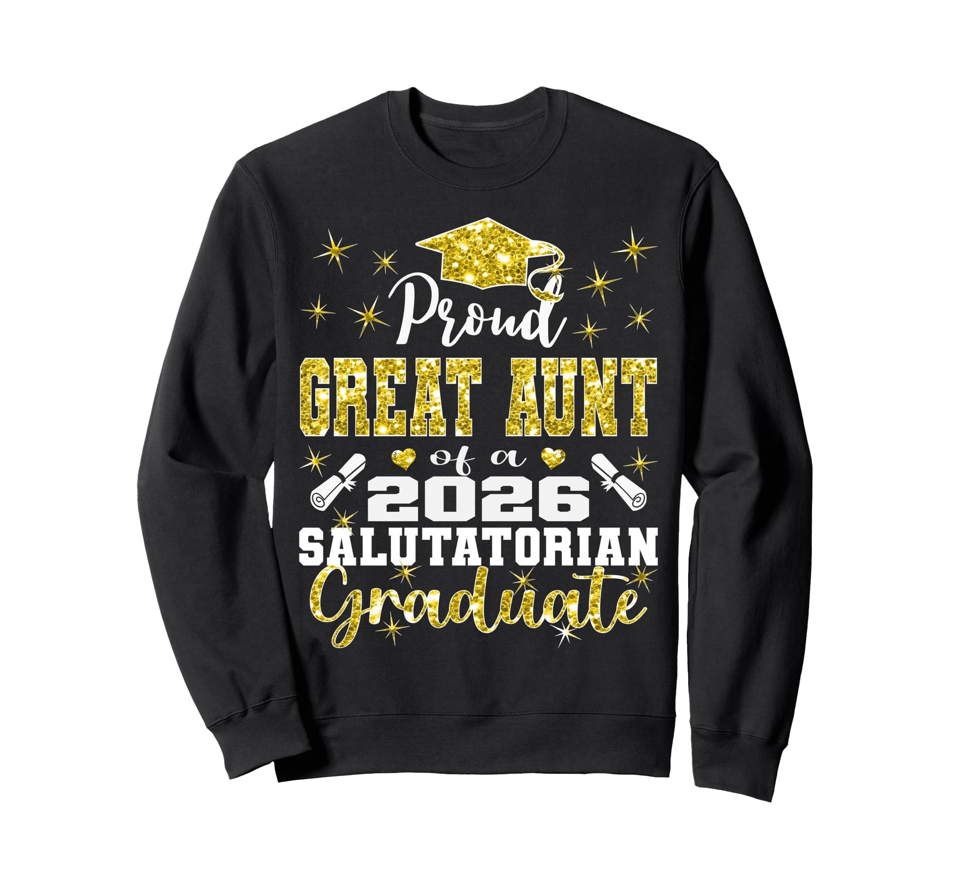 Proud Great Aunt 2026 Sweatshirt - Aesthetic Graphic for Adults - T-Shirt, Sweatshirt, Hoodie