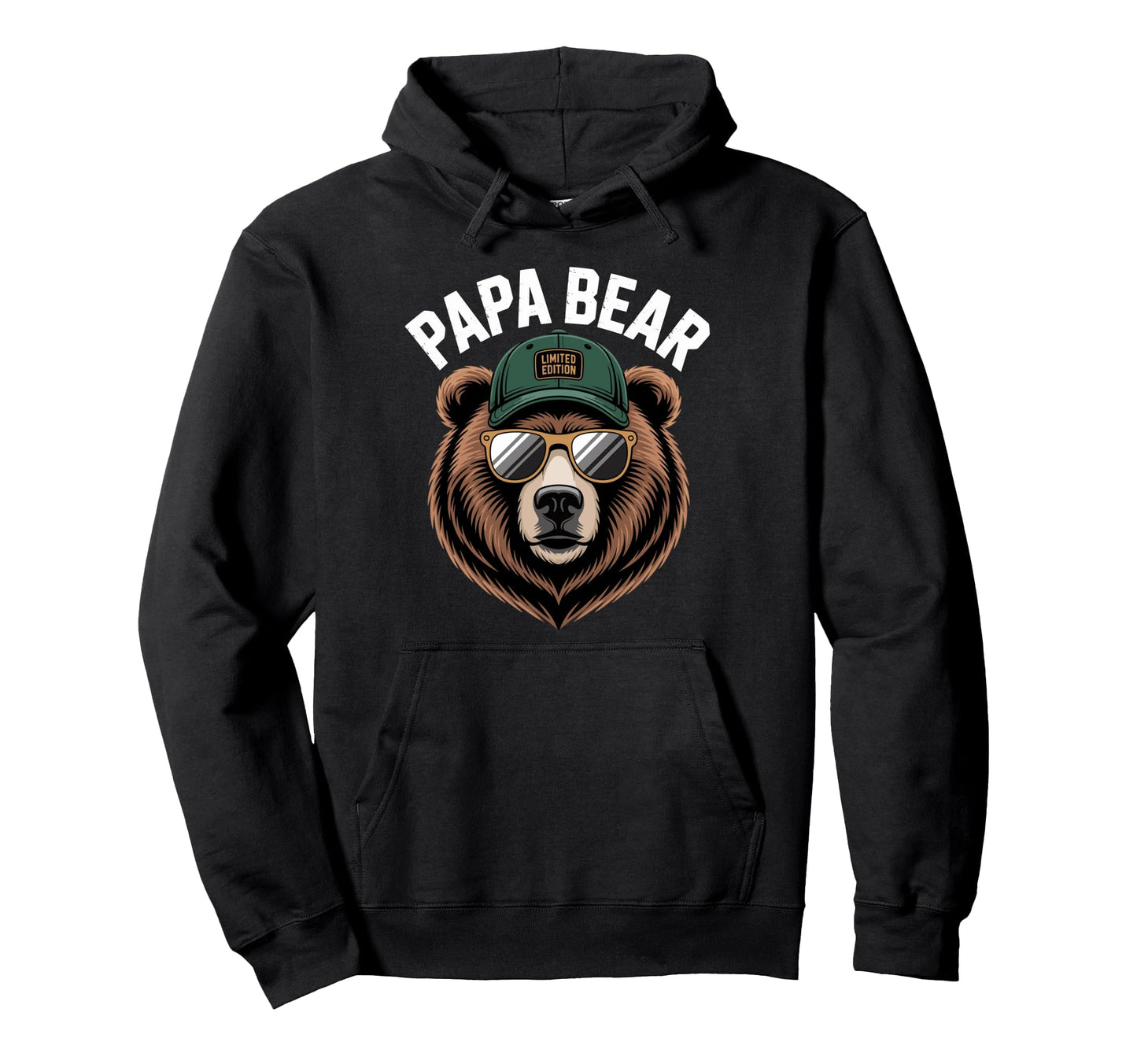 Strong Fathers Day Papa Bear Bear Hoodie - Streetwear Style for Adults - T-Shirt, Sweatshirt, Hoodie