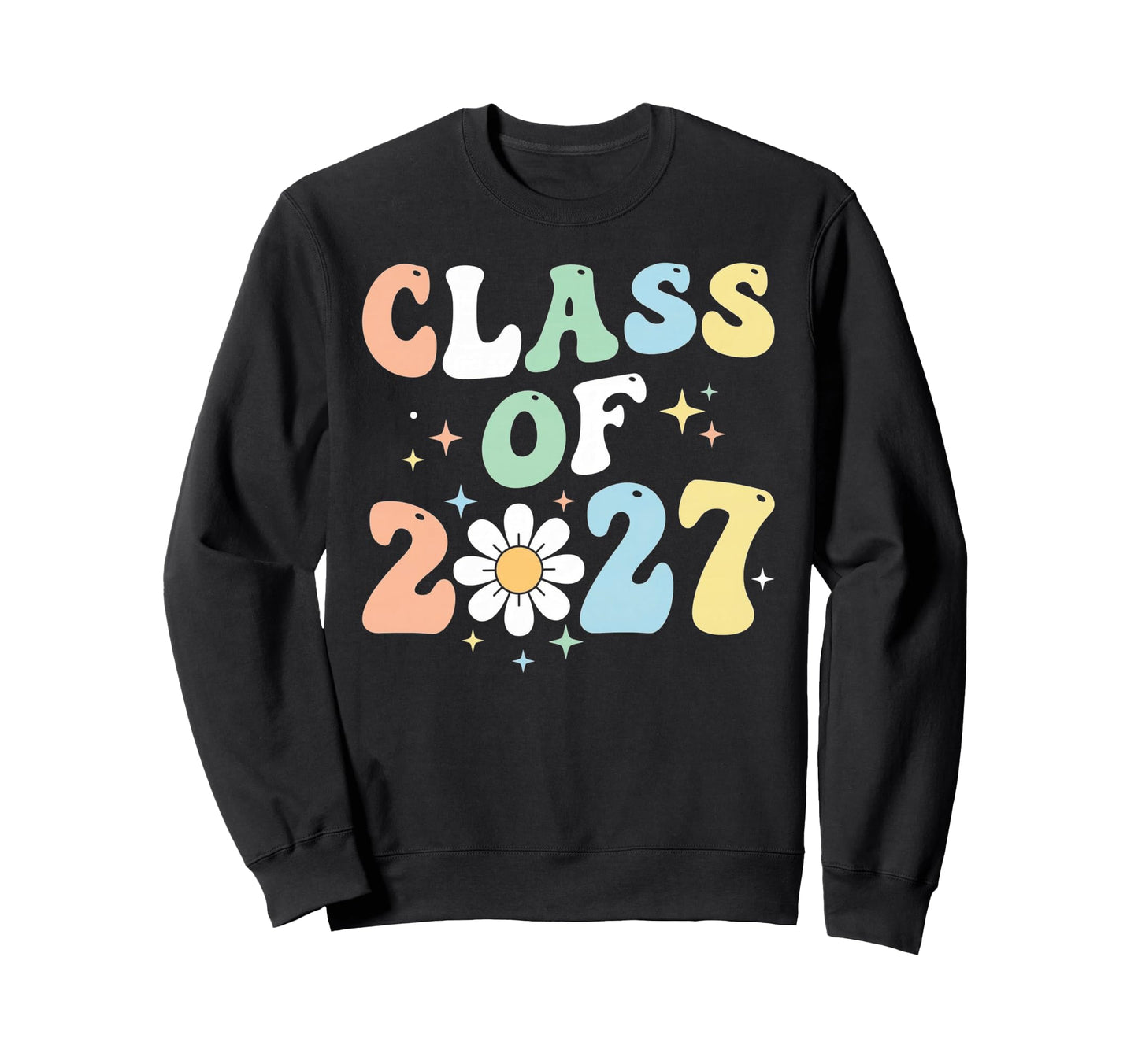 Senior Graduation School Class 2027 Sweatshirt - Unique Graphic Men Women - T-Shirt, Sweatshirt, Hoodie