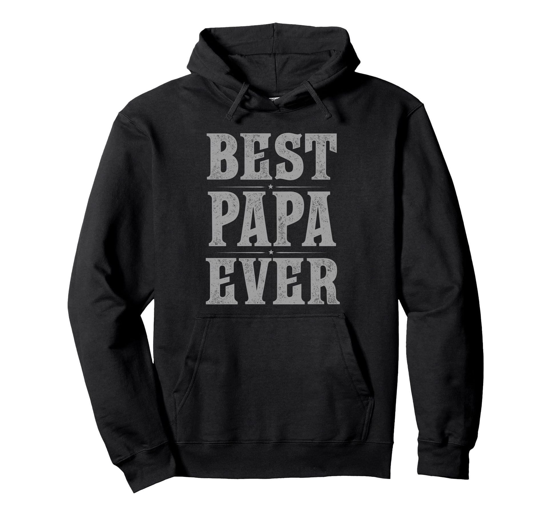 Best Papa Ever Bold Hoodie - Aesthetic Graphic for Adults - T-Shirt, Sweatshirt, Hoodie