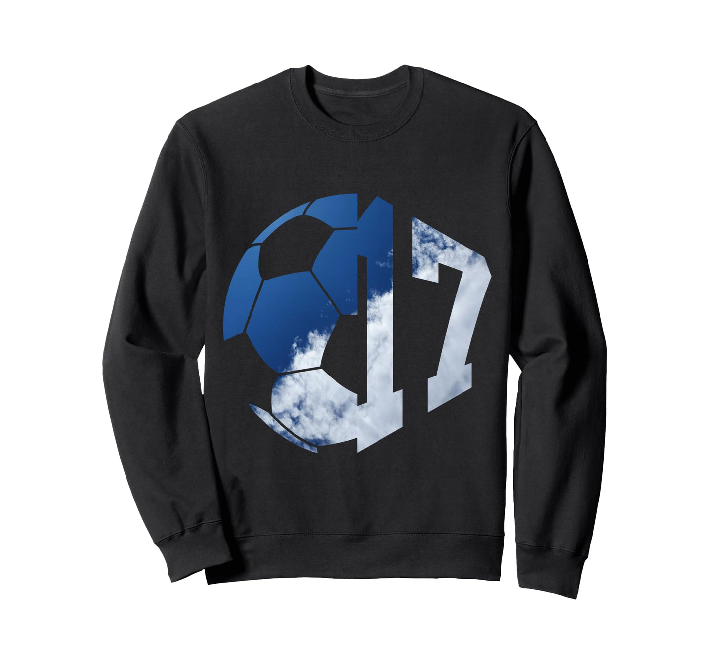 Number 17 Years Soccer 17Th Sweatshirt - Streetwear Style Men Women - T-Shirt, Sweatshirt, Hoodie