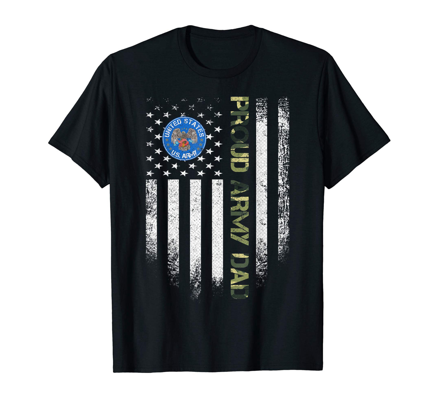 Usa American Flag Proud Us Army T-Shirt - Trendy Graphic for Adults - T-Shirt, Sweatshirt, Hoodie