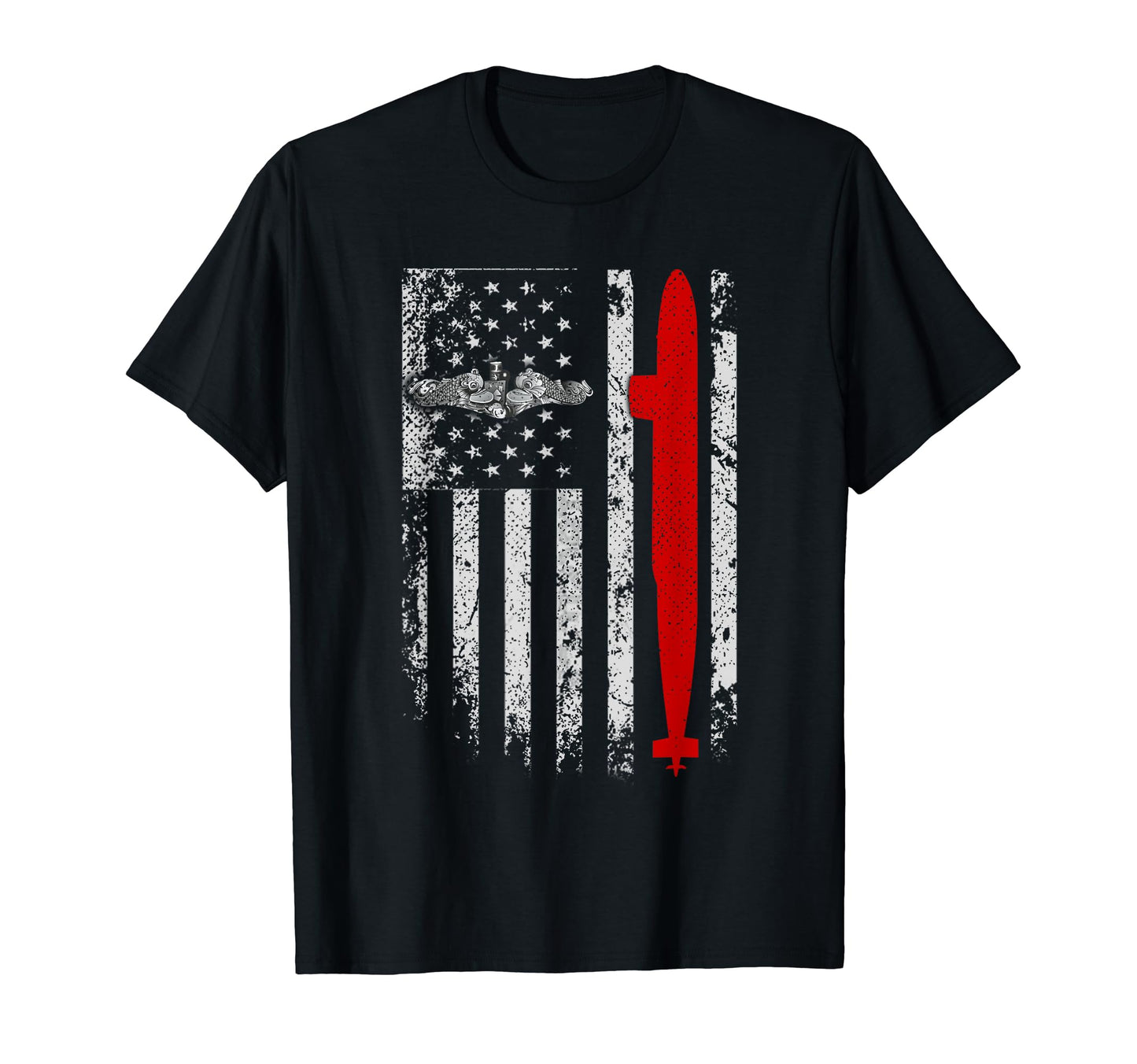 U S Submarines Veteran American Flag T-Shirt - Graphic Print Unisex - T-Shirt, Sweatshirt, Hoodie