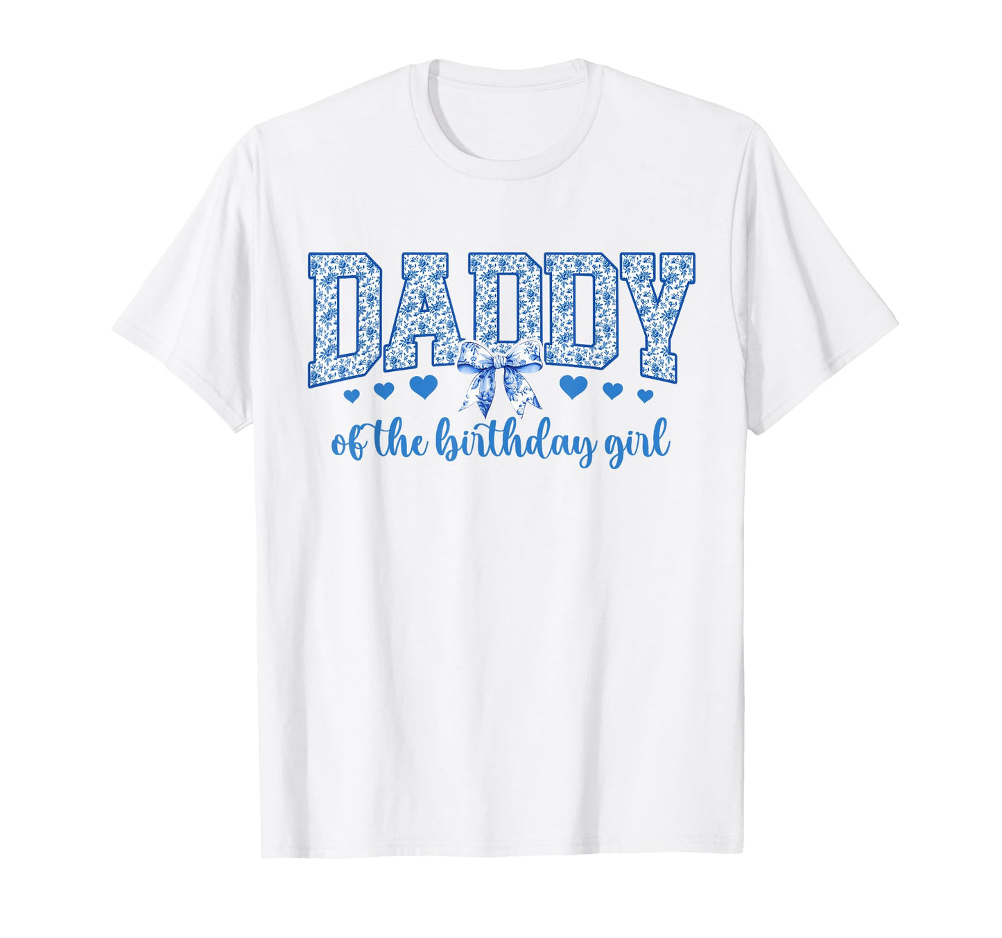 Daddy Birthday Blue Chinoiserie T-Shirt - Streetwear Style Men Women - T-Shirt, Sweatshirt, Hoodie