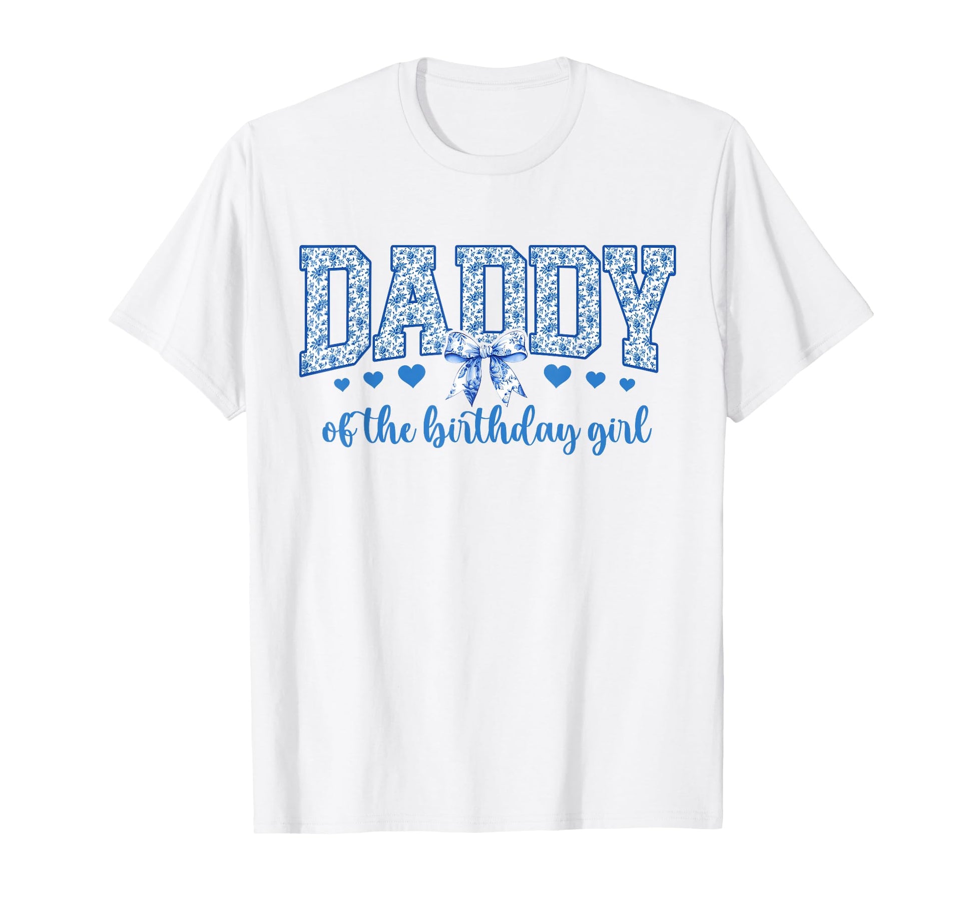 Daddy Birthday Blue Chinoiserie T-Shirt - Streetwear Style Men Women - T-Shirt, Sweatshirt, Hoodie