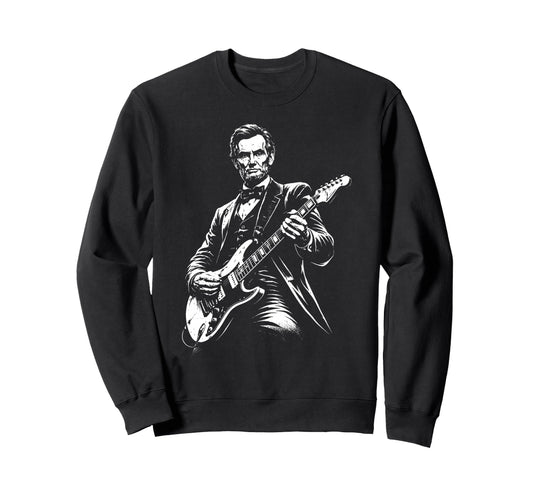 4Th July President Abraham Sweatshirt - Fun Novelty Design Men Women - T-Shirt, Sweatshirt, Hoodie