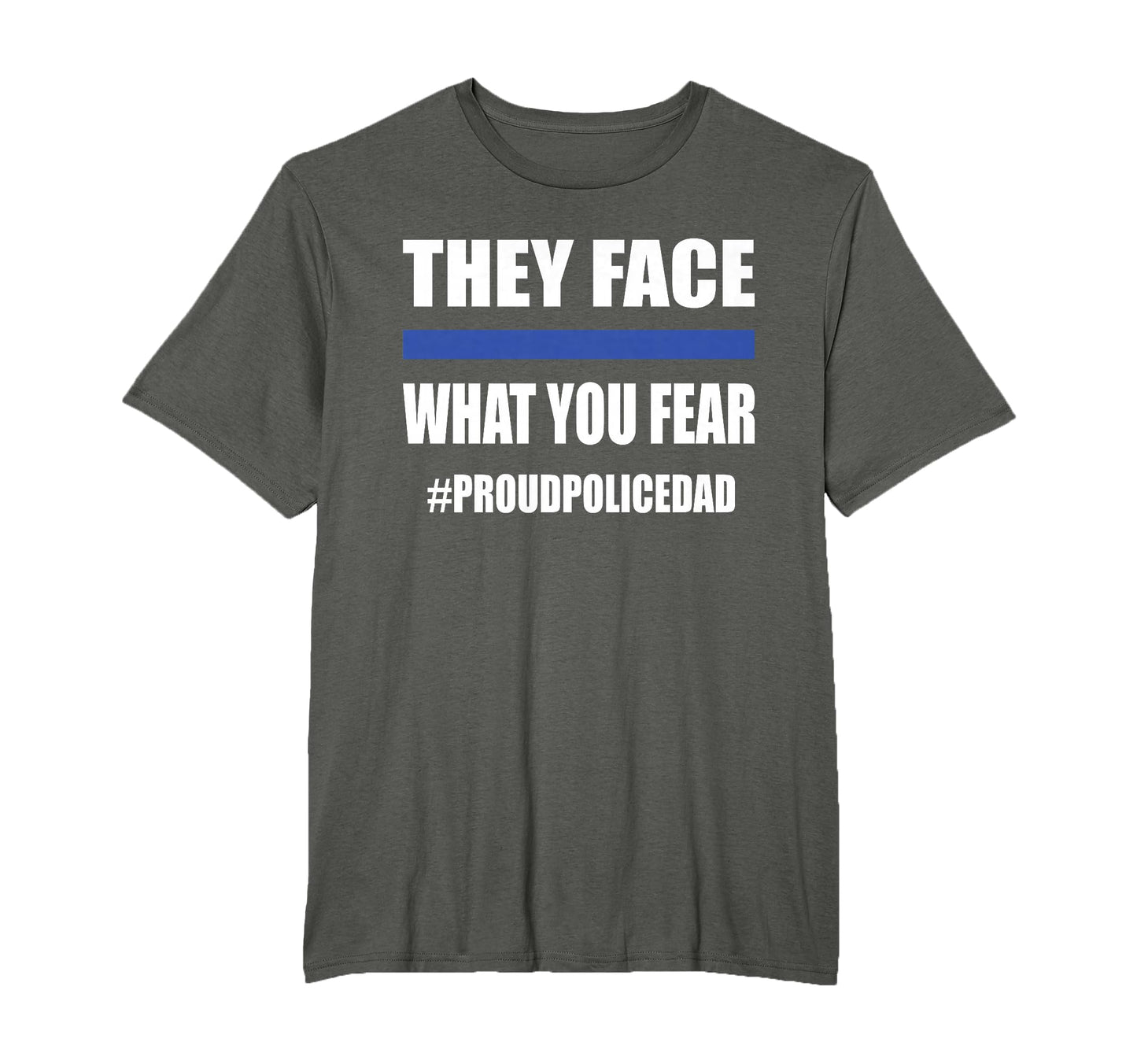 Proud Police Dad Police Officer Dad T-Shirt - Unique Graphic Men Women - T-Shirt, Sweatshirt, Hoodie