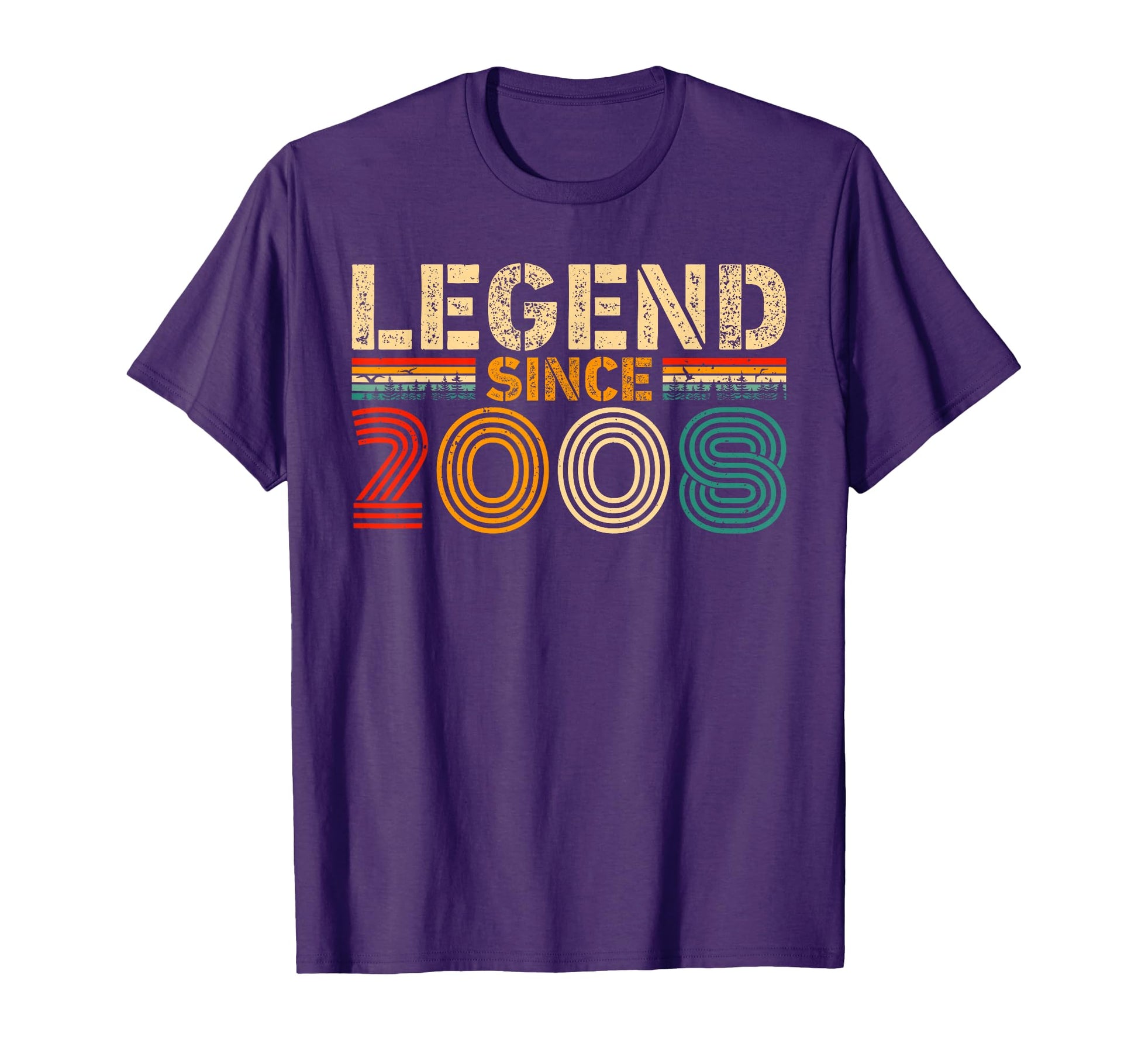 Legend Since 2008 Birthday Year 2008 T-Shirt - Novelty Apparel Men Women - T-Shirt, Sweatshirt, Hoodie