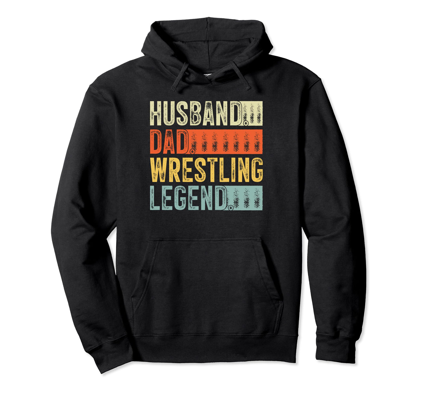 Husband Dad Wrestling Legend Funny Hoodie - Minimalist Print Unisex - T-Shirt, Sweatshirt, Hoodie