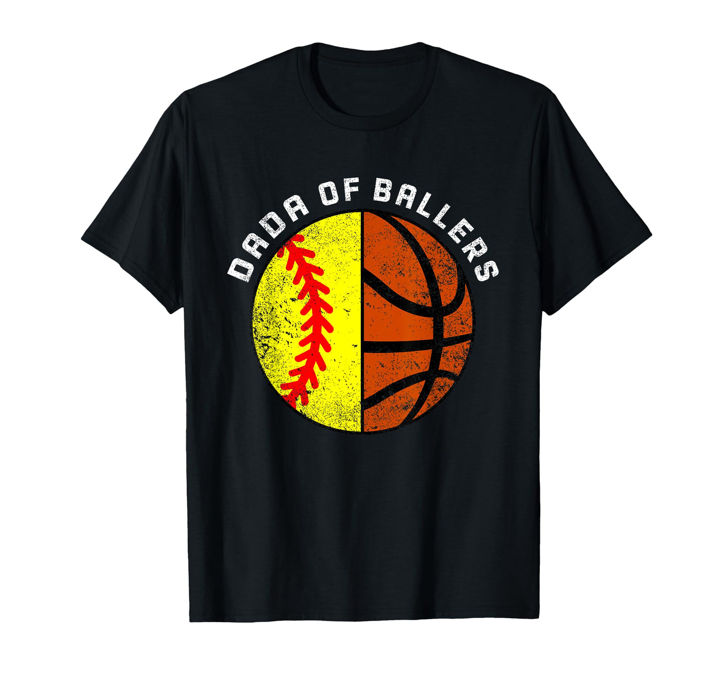 Dada Ballers Funny Softball T-Shirt - Fun Novelty Design for Adults - T-Shirt, Sweatshirt, Hoodie