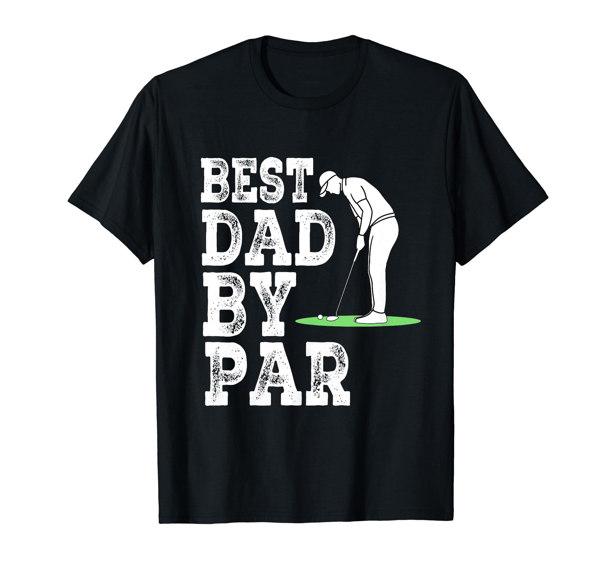 Mens Best Dad Par Disc Golf Golfer T-Shirt - Minimalist Print Unisex - T-Shirt, Sweatshirt, Hoodie