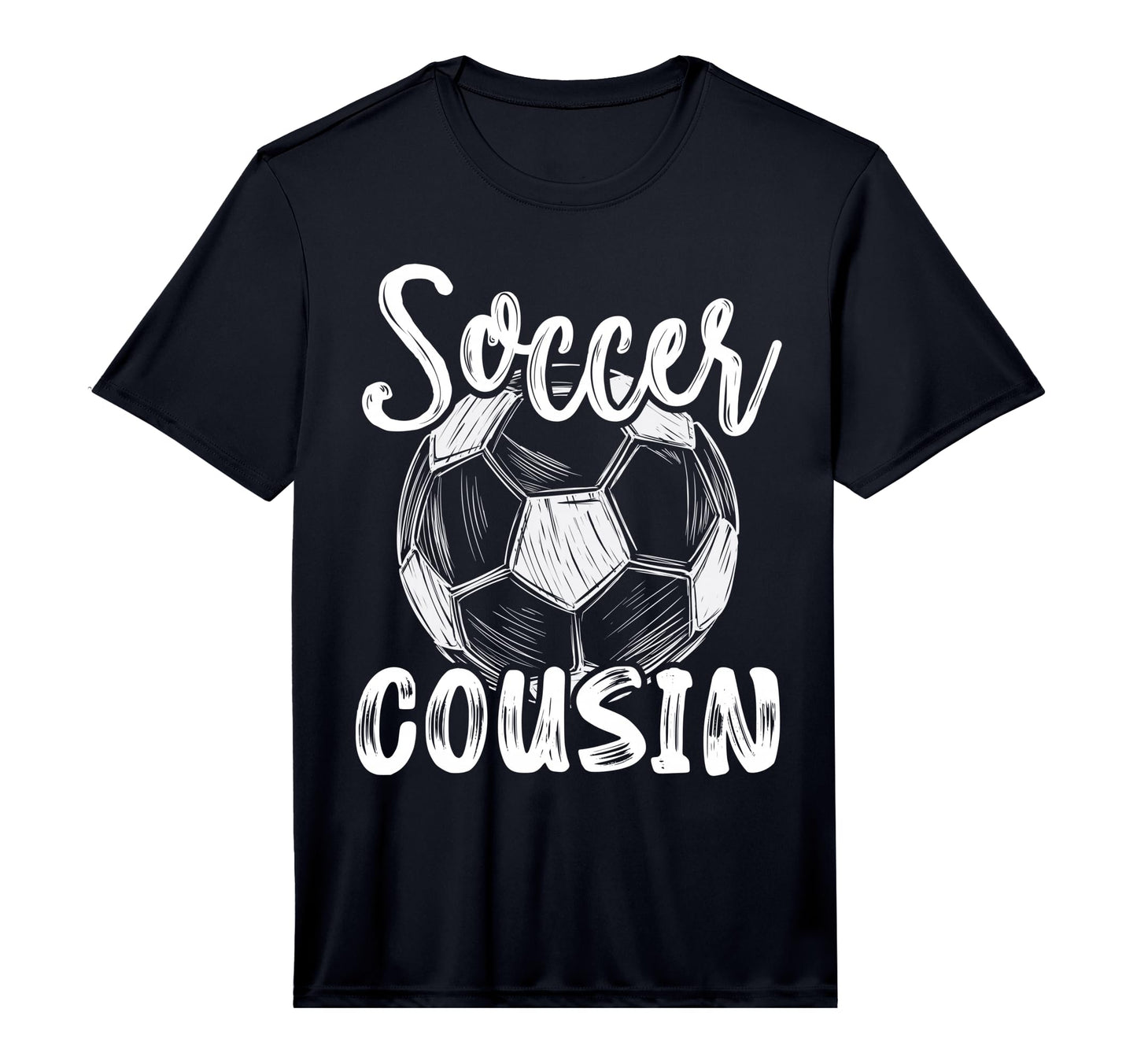 Soccer Cousin Family Matching Team T-Shirt - Custom Art Print for Adults - T-Shirt, Sweatshirt, Hoodie
