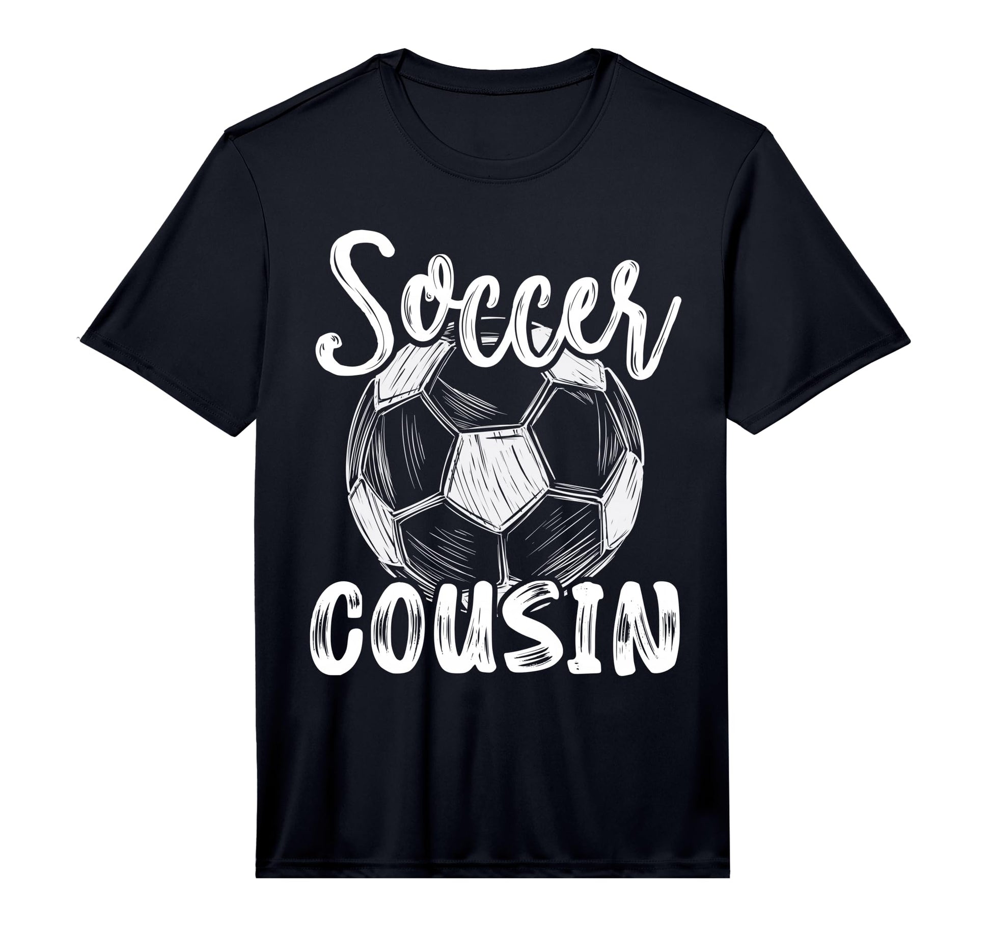 Soccer Cousin Family Matching Team T-Shirt - Custom Art Print for Adults - T-Shirt, Sweatshirt, Hoodie
