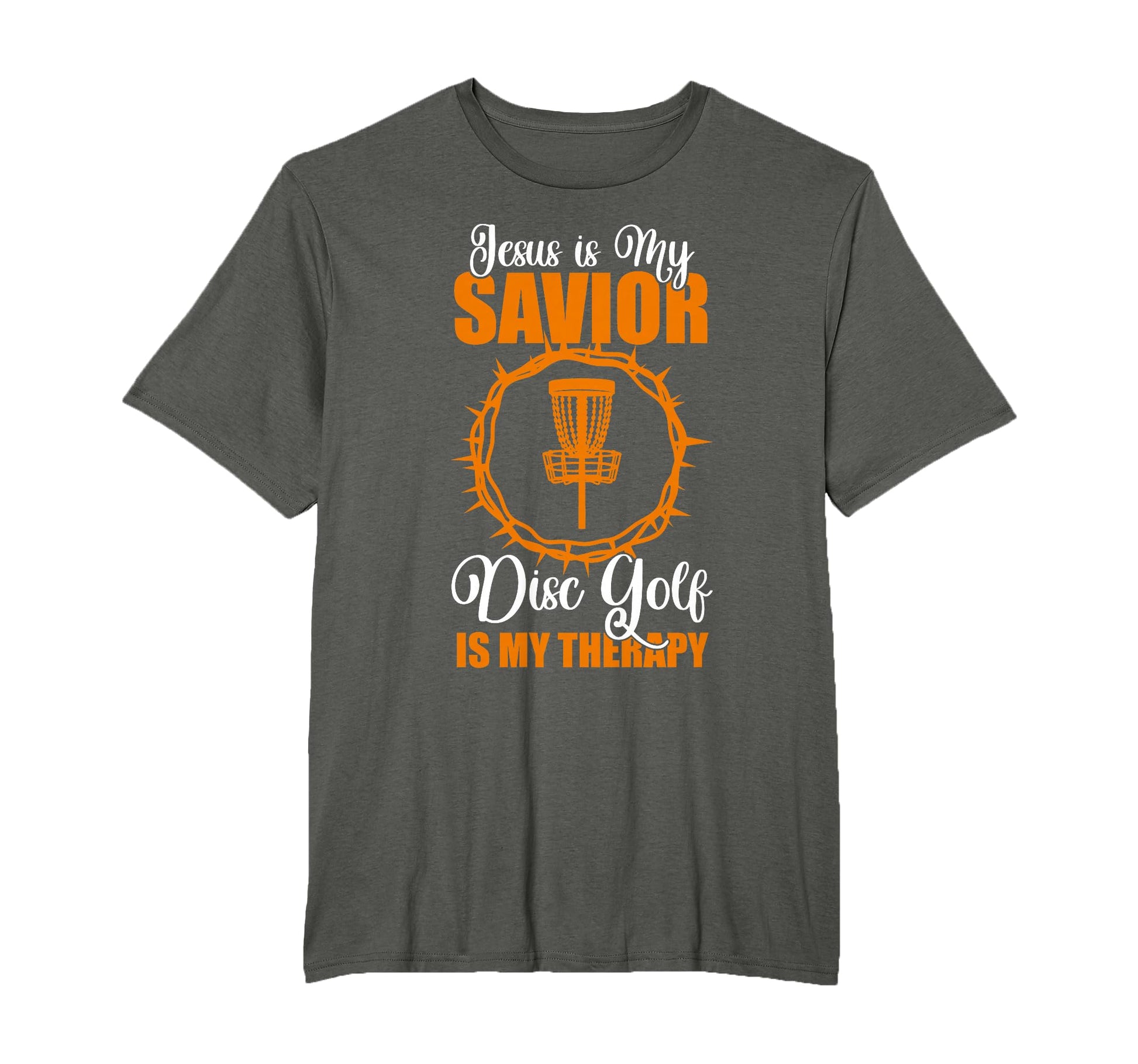 Jesus Is My Savior Disc Golf Therapy T-Shirt - Unique Graphic for Adults - T-Shirt, Sweatshirt, Hoodie