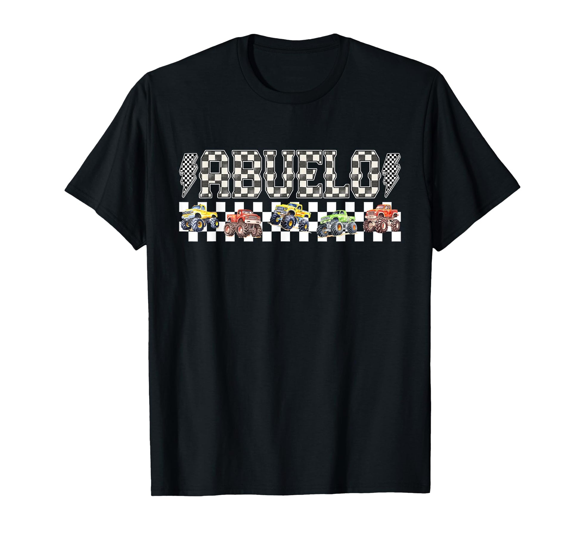 Abuelo Monster Truck Family Crew T-Shirt - Streetwear Style for Adults - T-Shirt, Sweatshirt, Hoodie