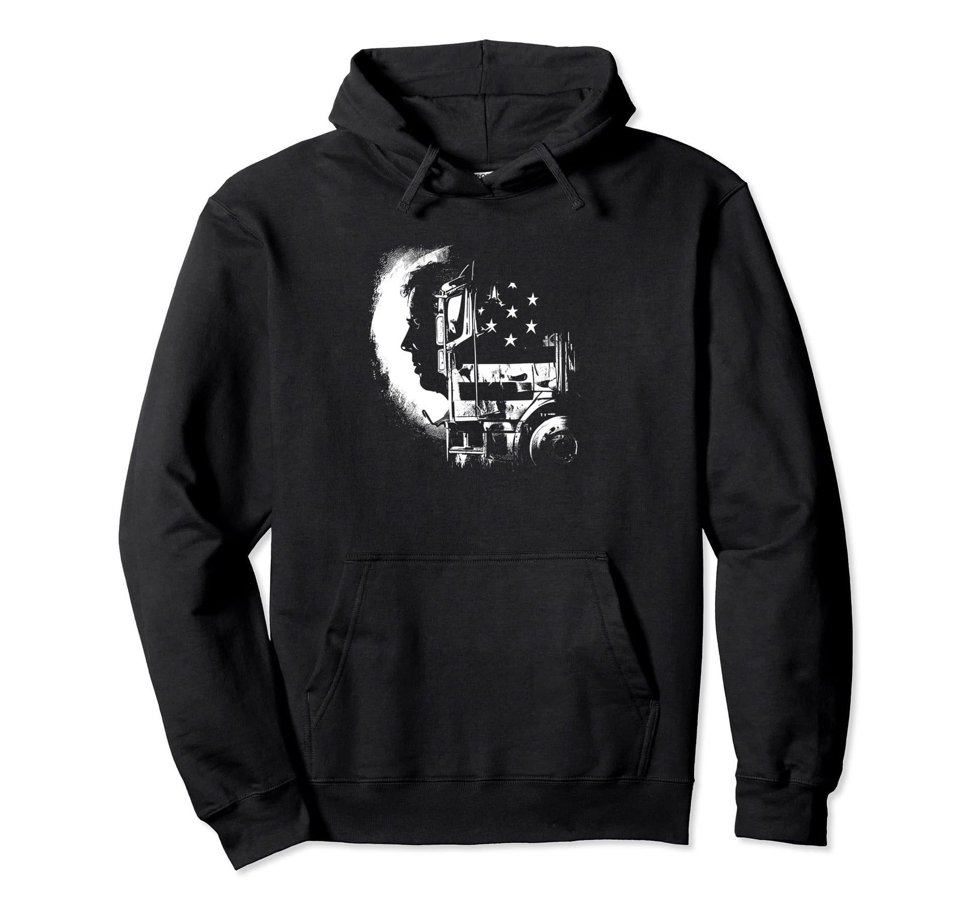 Funny Trucker American Big Rigs Diesel Hoodie - Novelty Apparel Men Women - T-Shirt, Sweatshirt, Hoodie