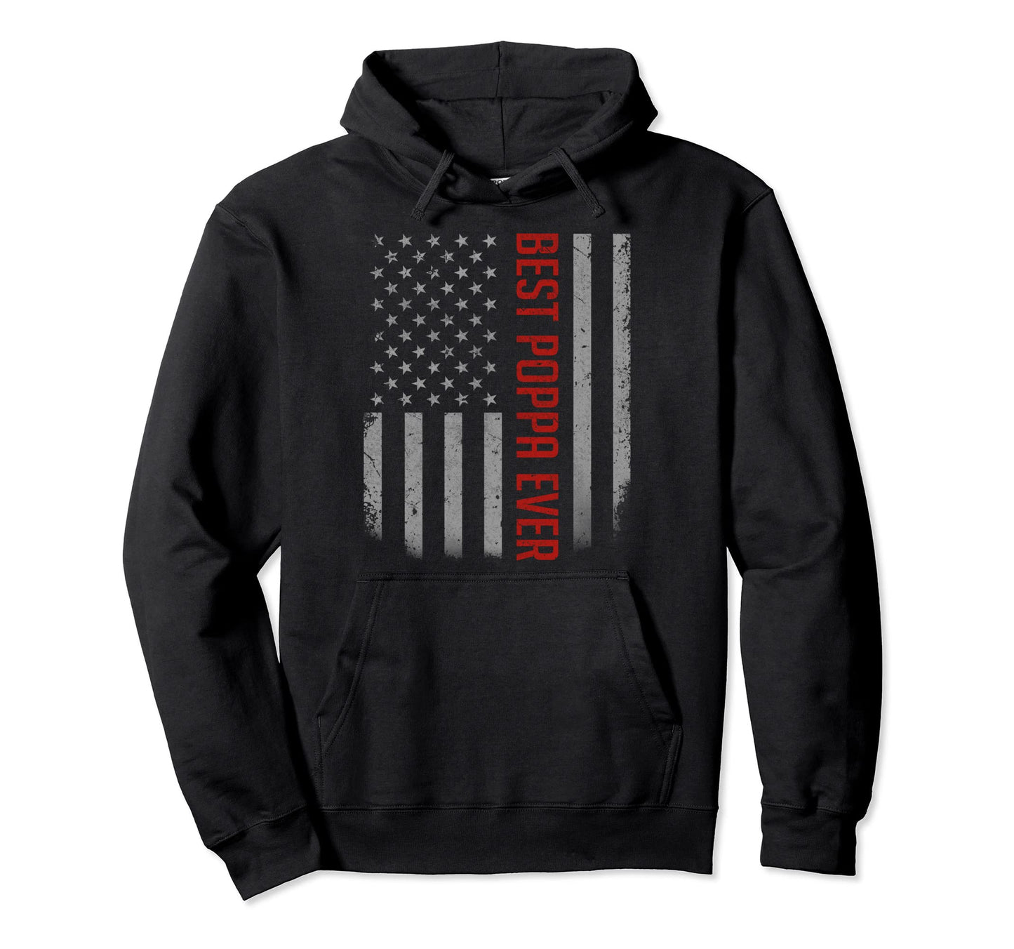 American Flag Dad Gift Fathers Day Hoodie - Minimalist Print Men Women - T-Shirt, Sweatshirt, Hoodie