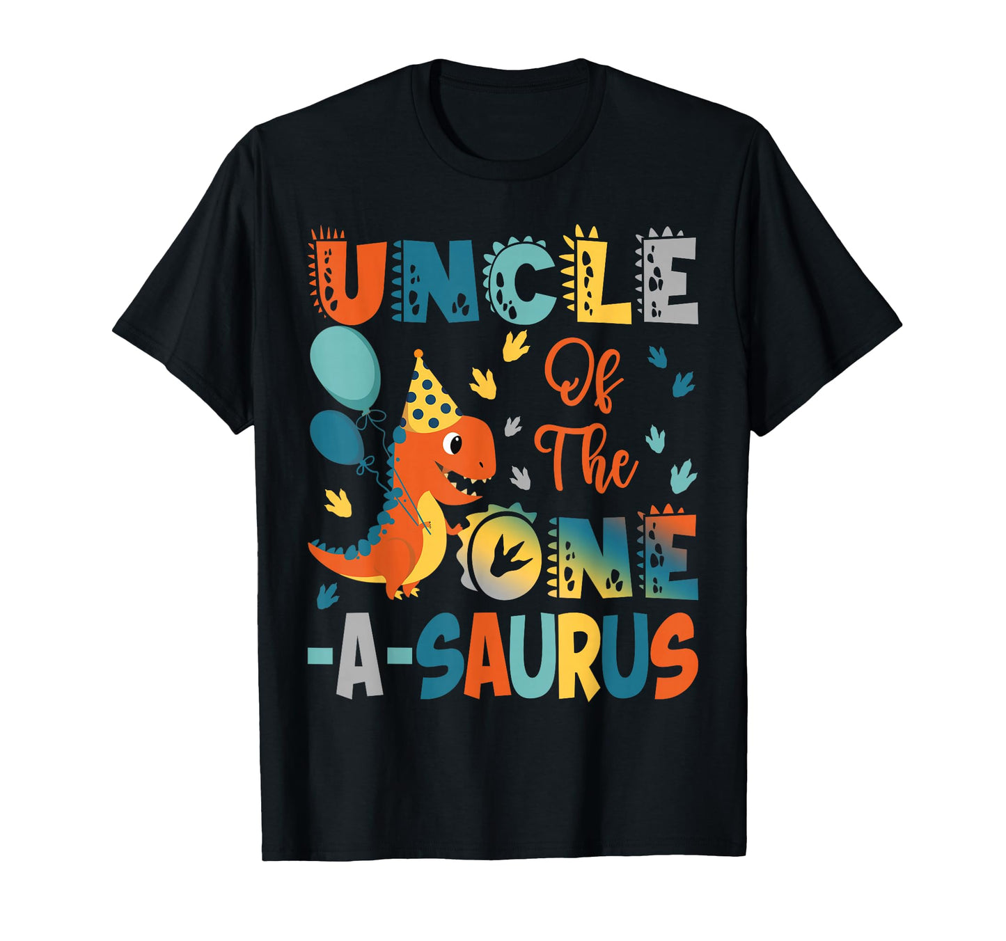 Uncle One Saurus 2Nd Birthday T-Shirt - Novelty Apparel for Adults - T-Shirt, Sweatshirt, Hoodie