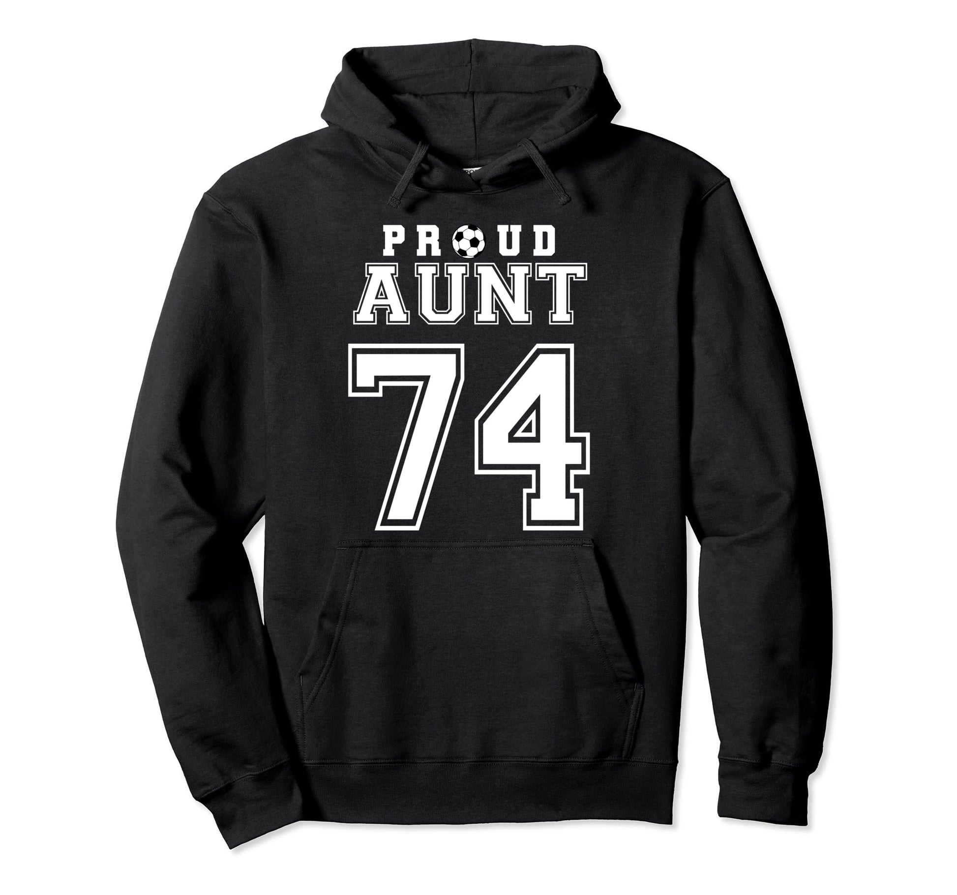 Number 74 Custom Proud Soccer Futbol Hoodie - Custom Art Print for Adults - T-Shirt, Sweatshirt, Hoodie
