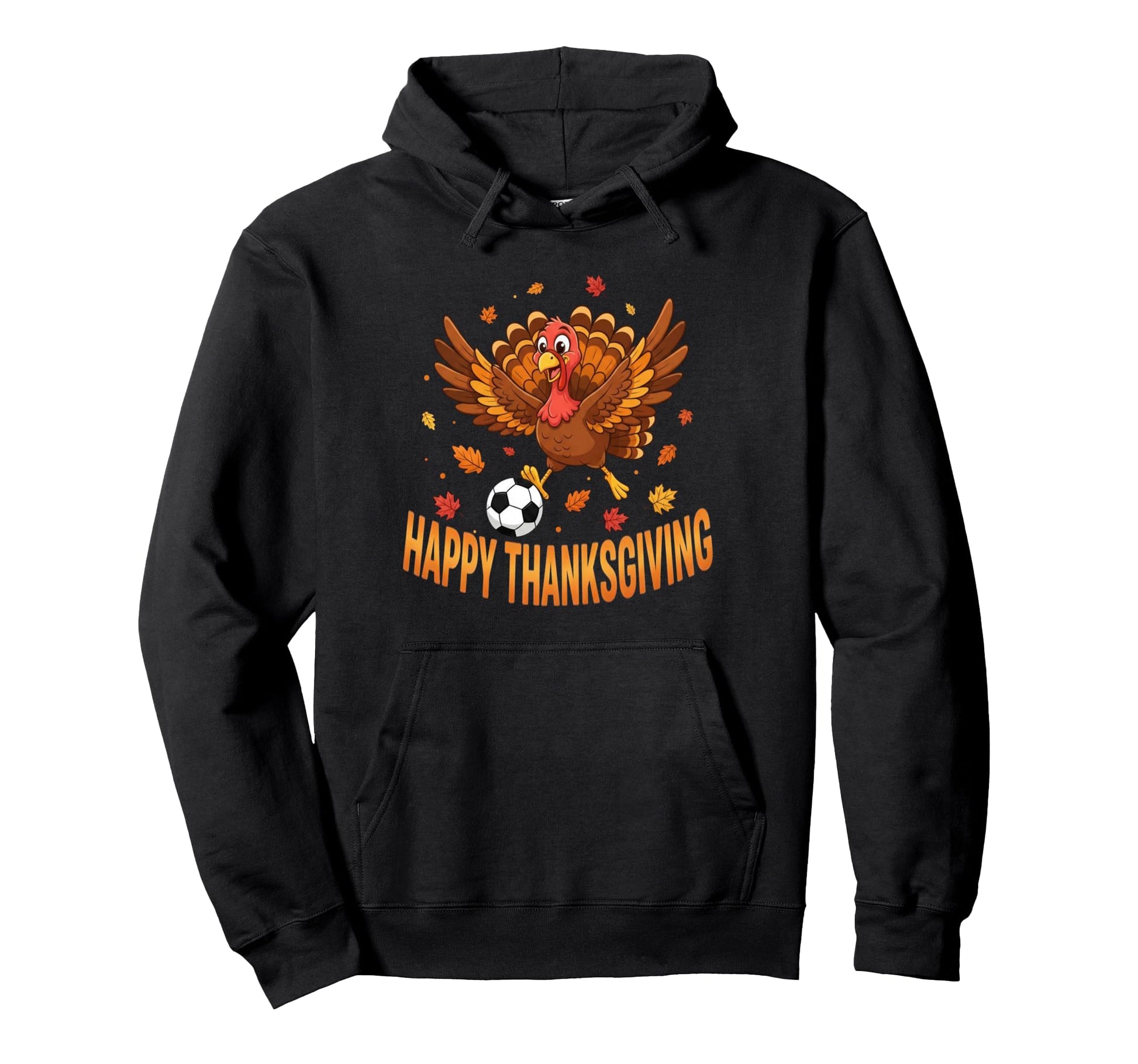 Family Fall Sports Happy Thanksgiving Hoodie - Minimalist Print for Adults - T-Shirt, Sweatshirt, Hoodie