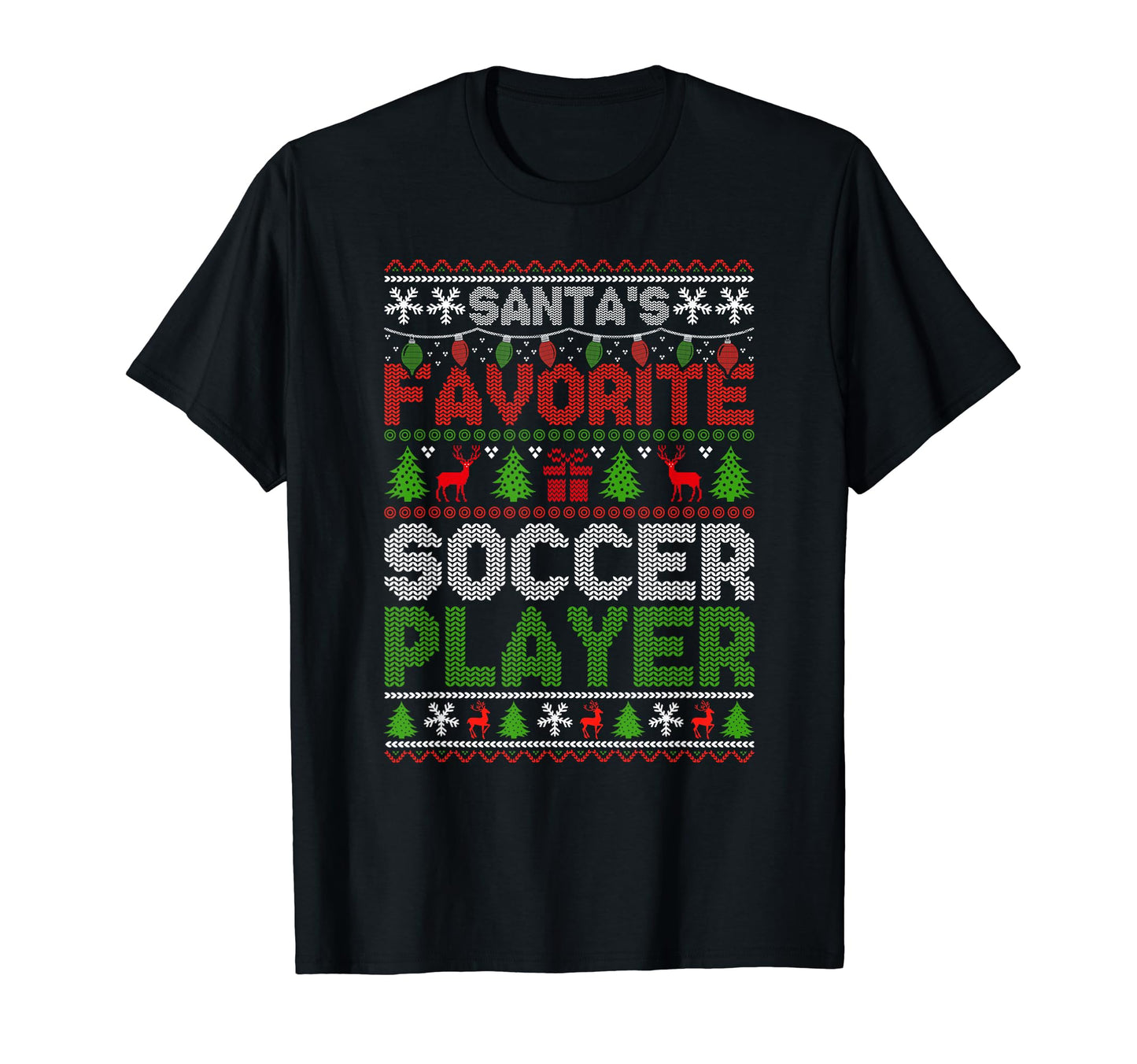 Ugly Sweaters Soccer Player T-Shirt - Streetwear Style Men Women - T-Shirt, Sweatshirt, Hoodie